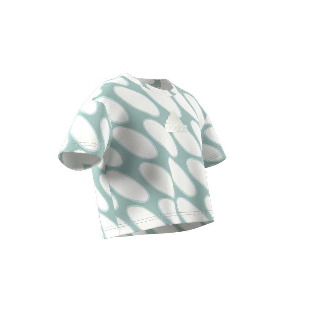 Kids Marimekko Allover Print Cotton T-Shirt, White, A901_ONE, large image number 13