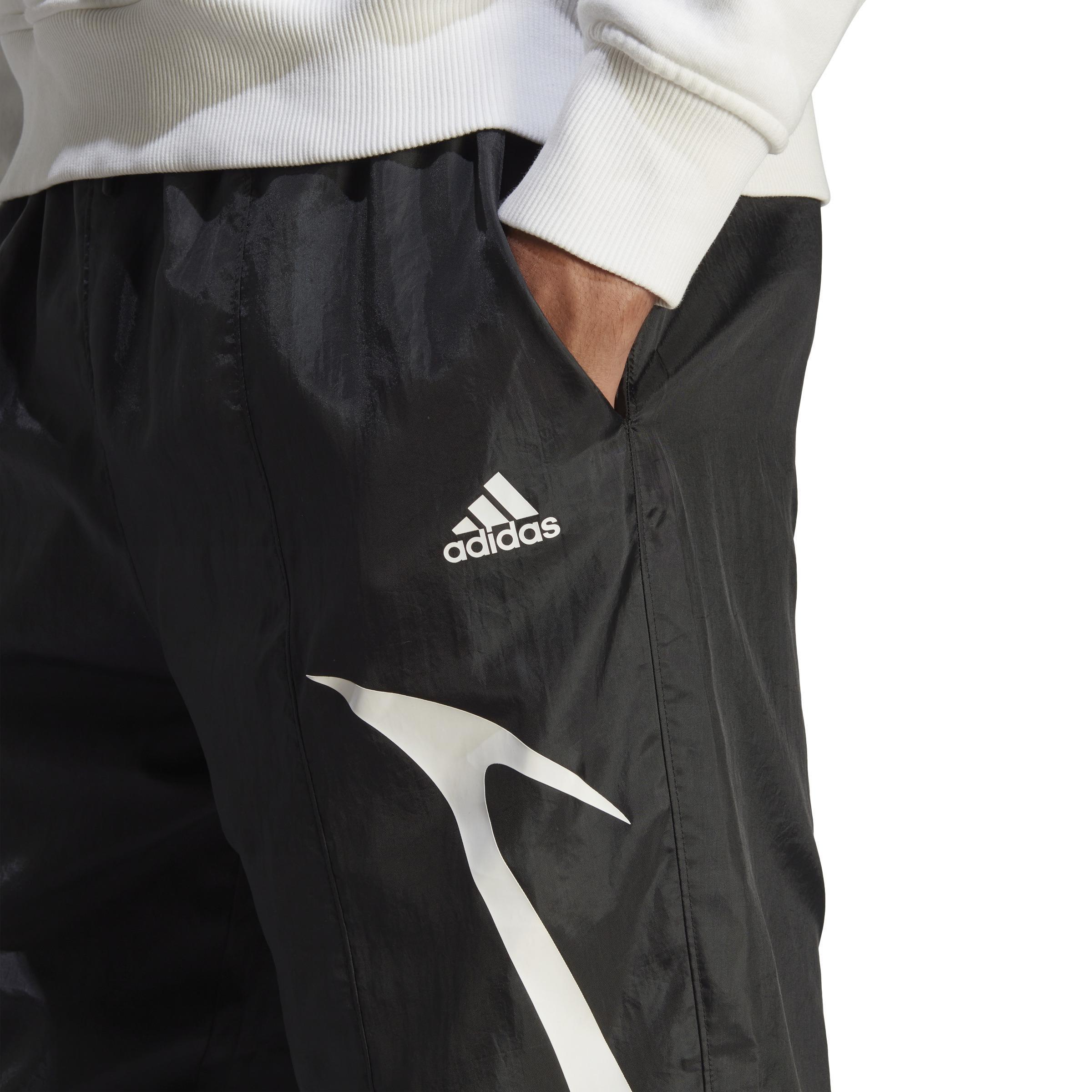 Adidas woven discount tracksuit bottoms mens