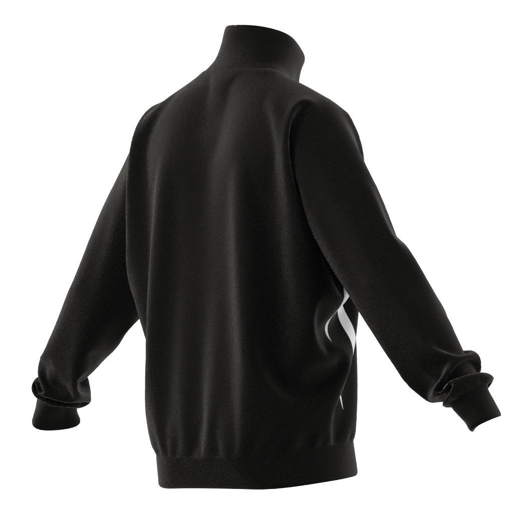 Colorblock Quarter Zip Sweatshirt, Black, A901_ONE, large image number 10