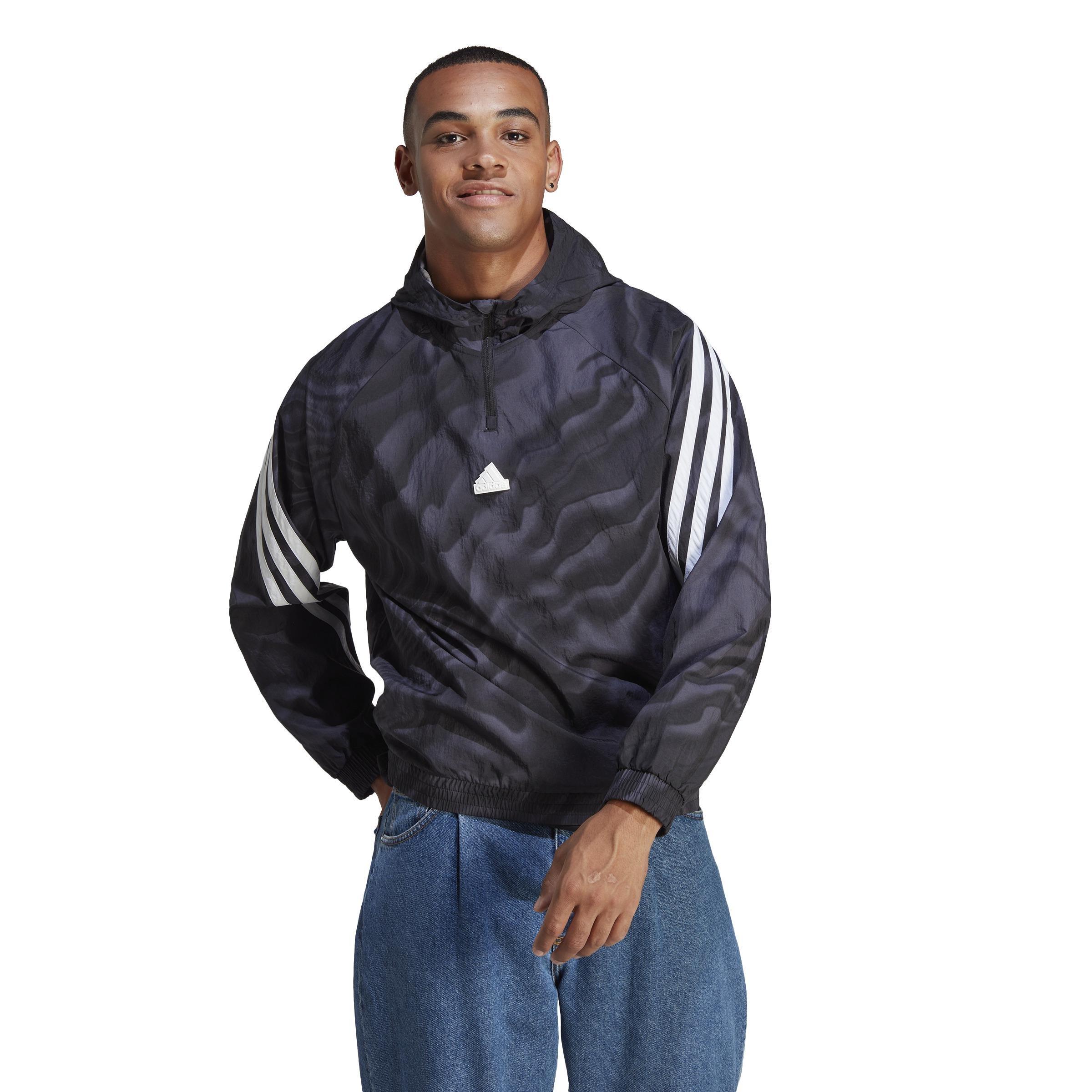Future Icons Allover Print Hoodie, Black, , large image number 0