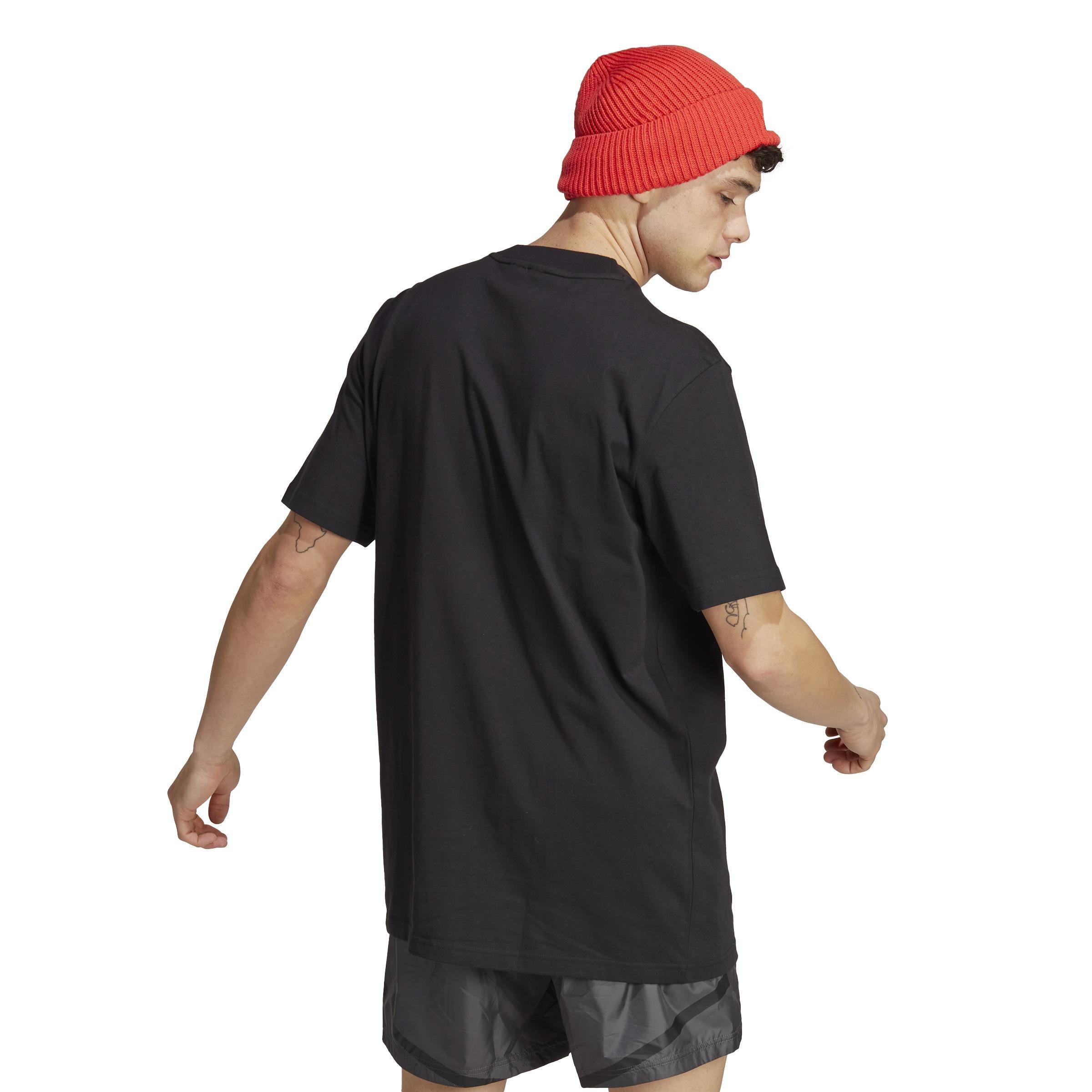 Future Icons Badge of Sport T-Shirt, Black, A901_ONE, large image number 3