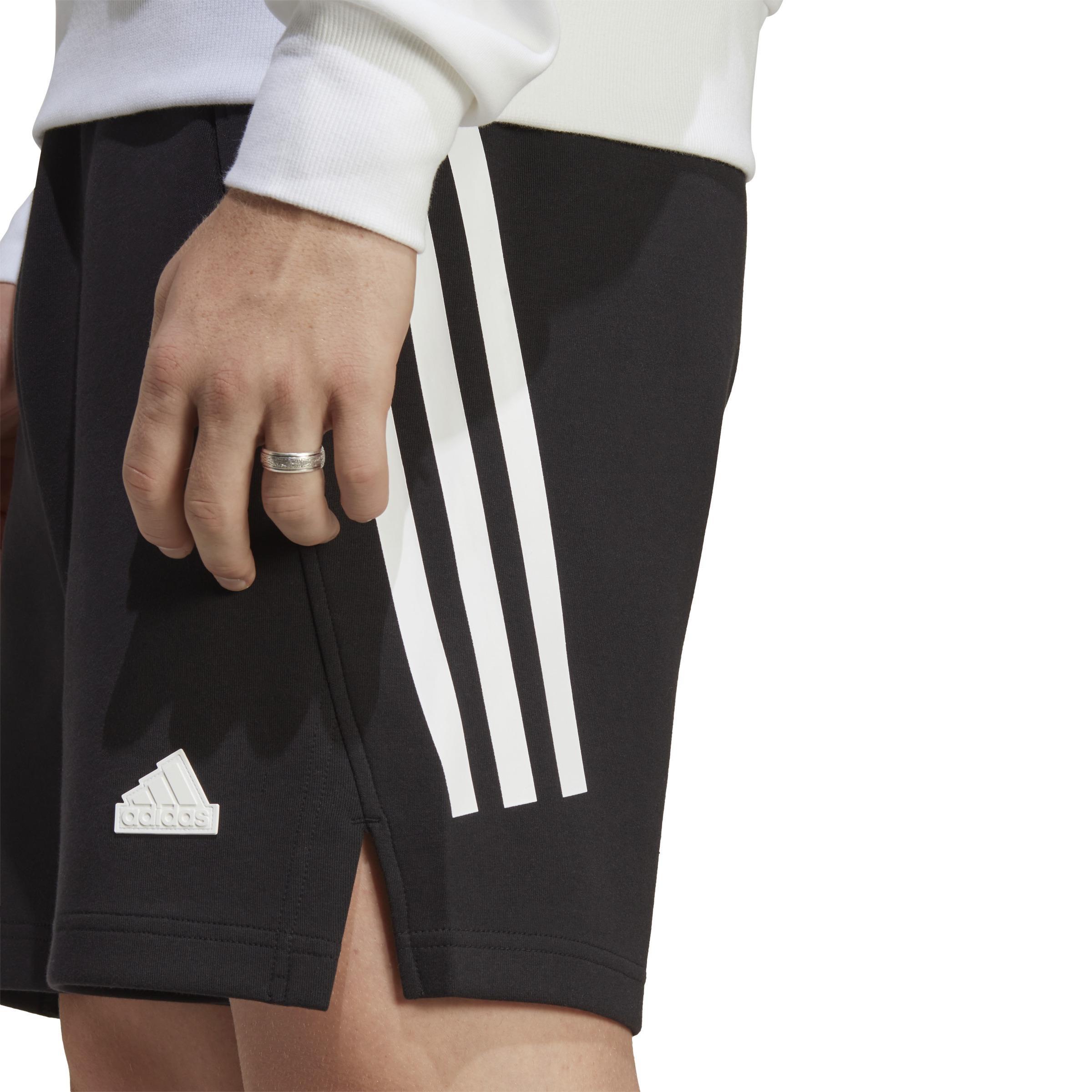 Future Icons 3-Stripes Shorts, Black, A901_ONE, large image number 4