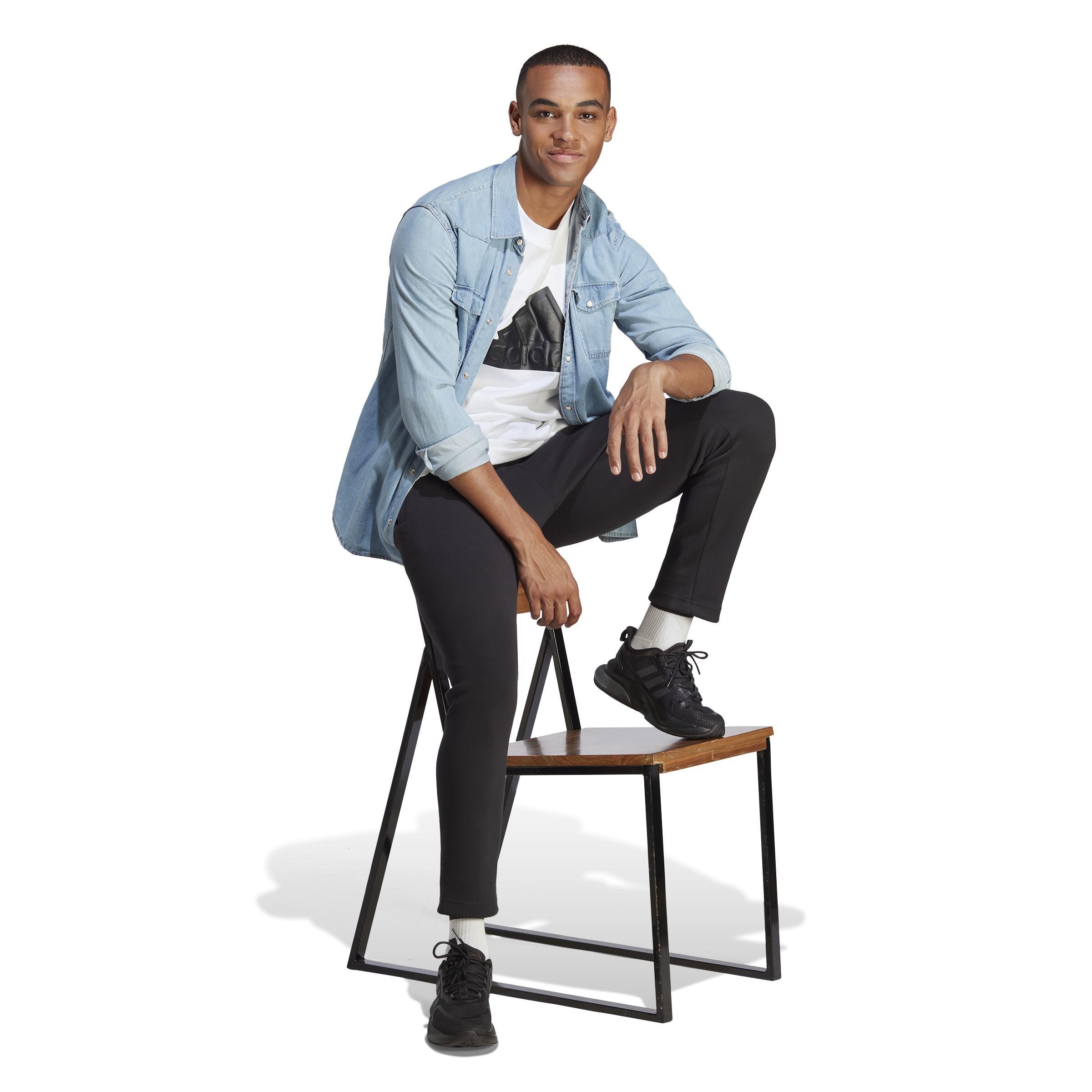Future Icons Badge of Sport Joggers, Black, A901_ONE, large image number 1