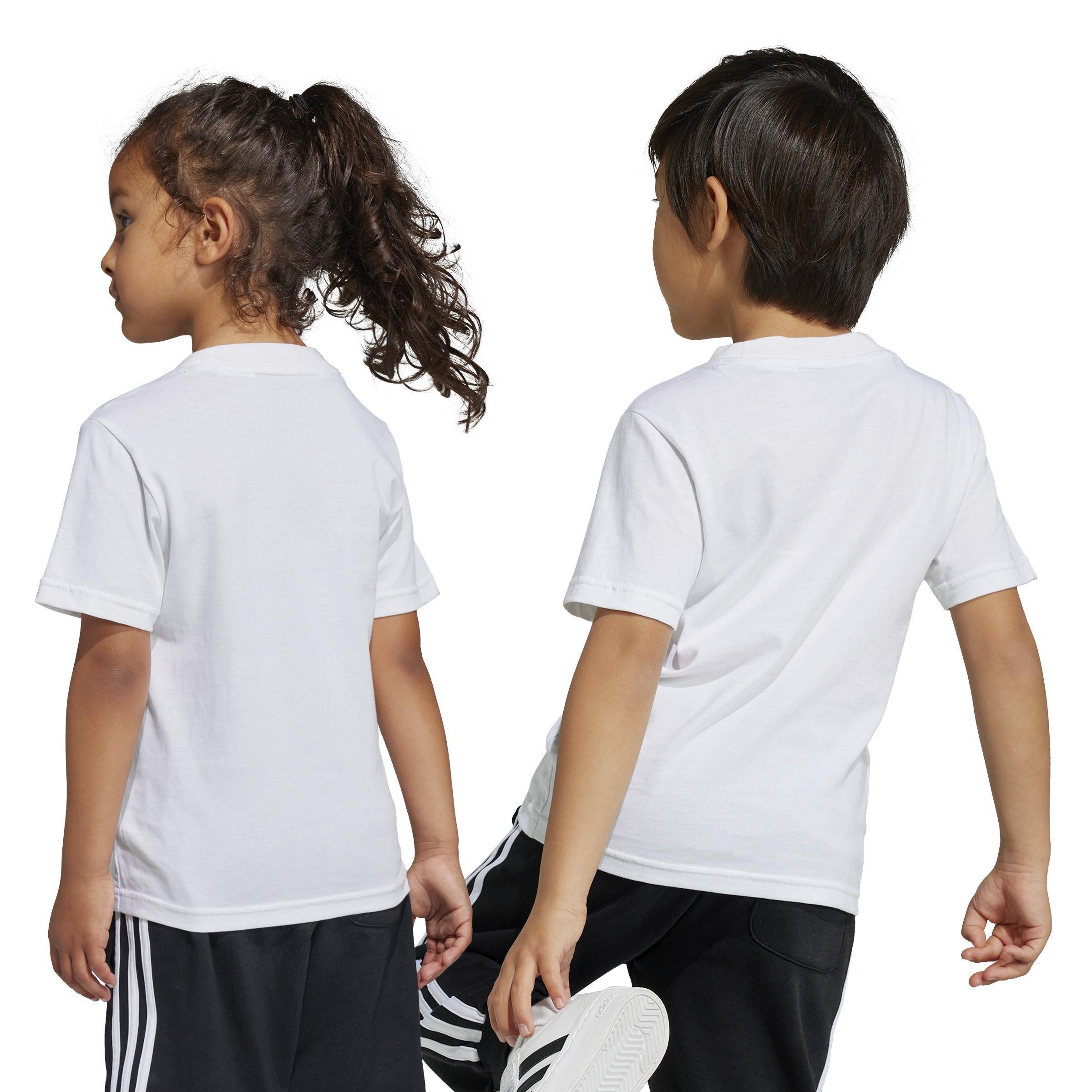 Unisex Kids Essentials Logo T-Shirt, White, , large image number 3
