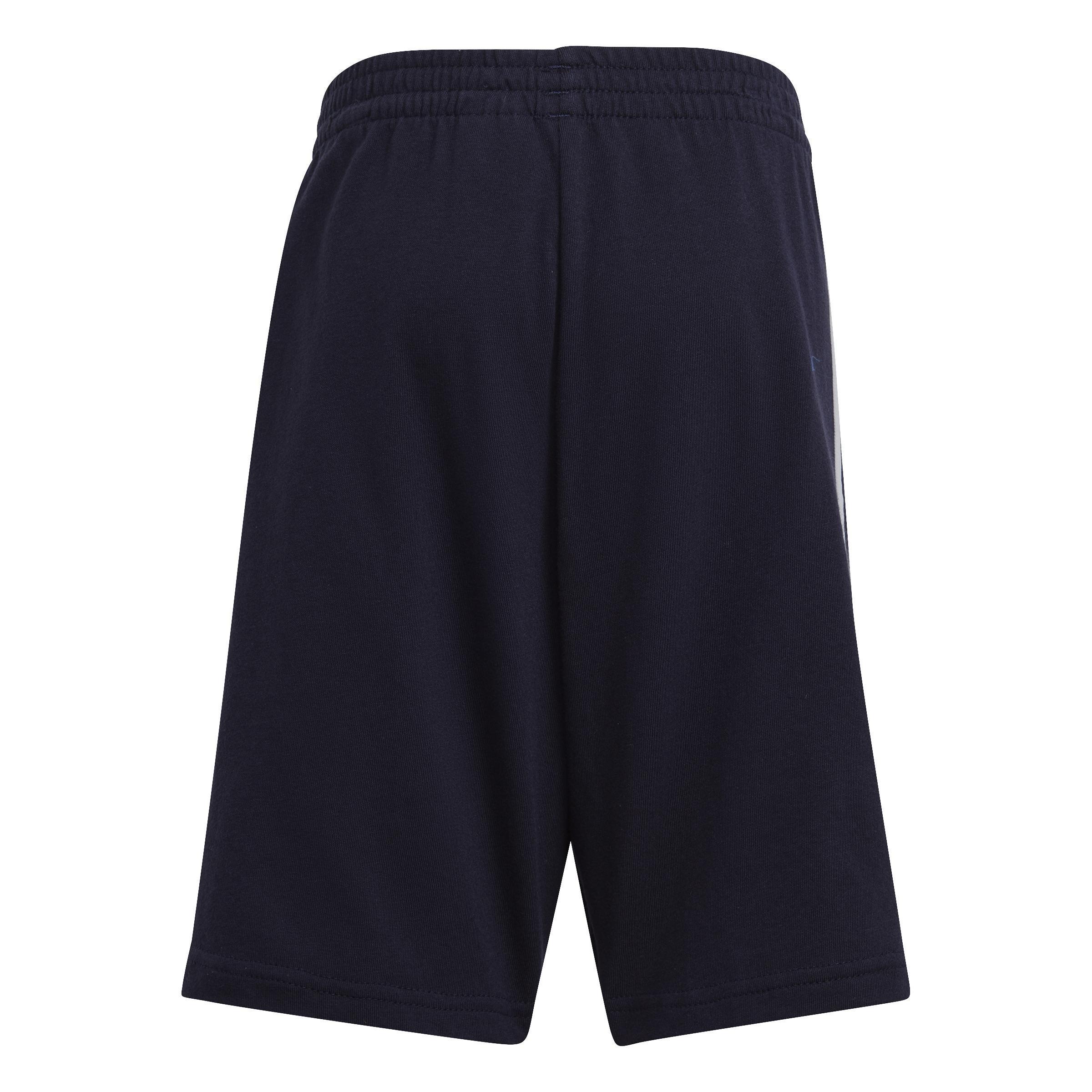Unisex Kids Essentials 3-Stripes Tee and Shorts Set, Blue, A901_ONE, large image number 3
