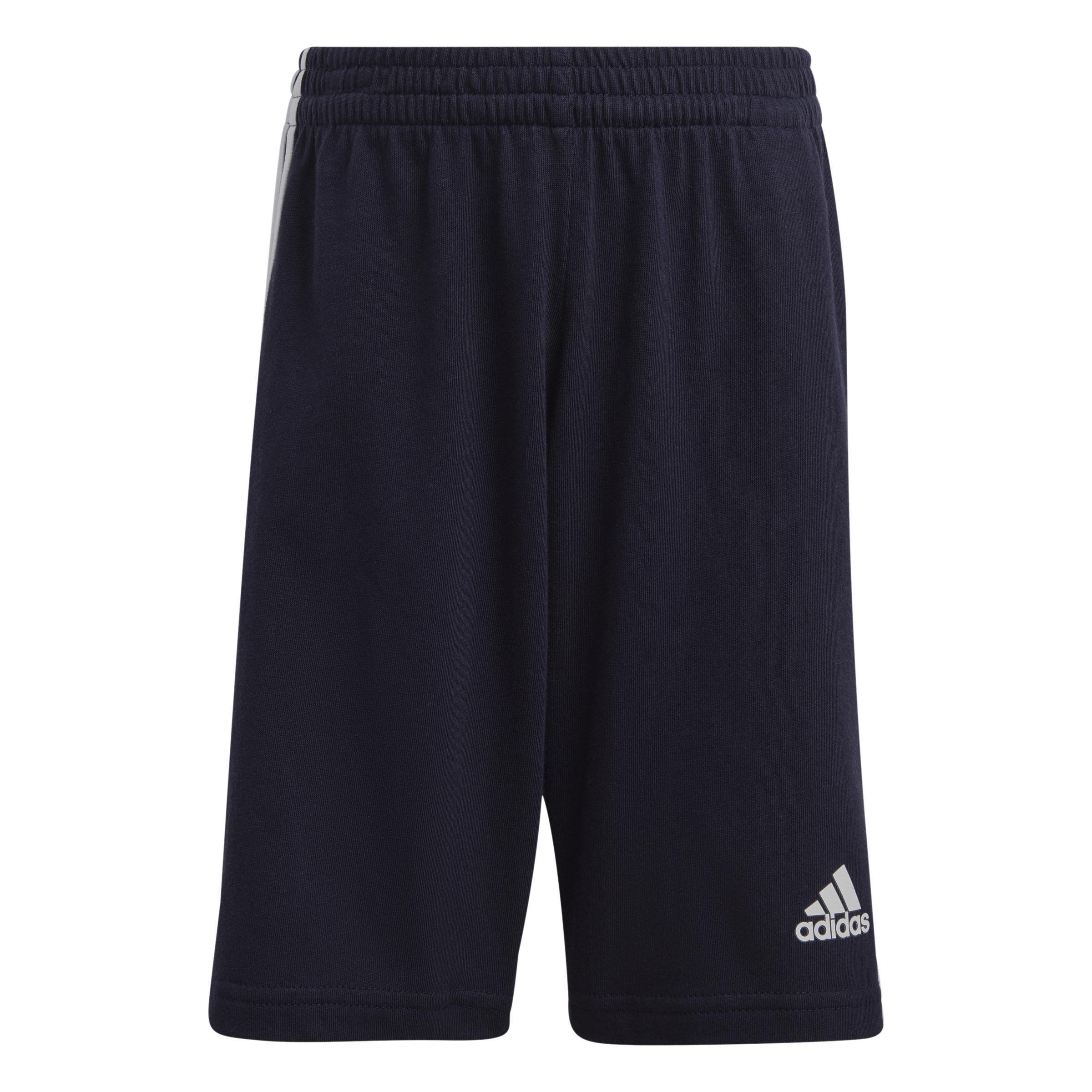 Unisex Kids Essentials 3-Stripes Tee and Shorts Set, Blue, A901_ONE, large image number 9
