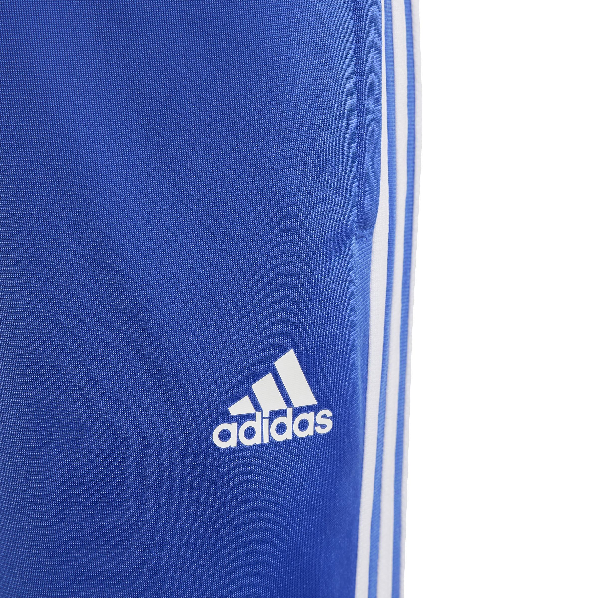 Unisex Kids Essentials 3-Stripes Shiny Track Suit, Blue, , large image number 4