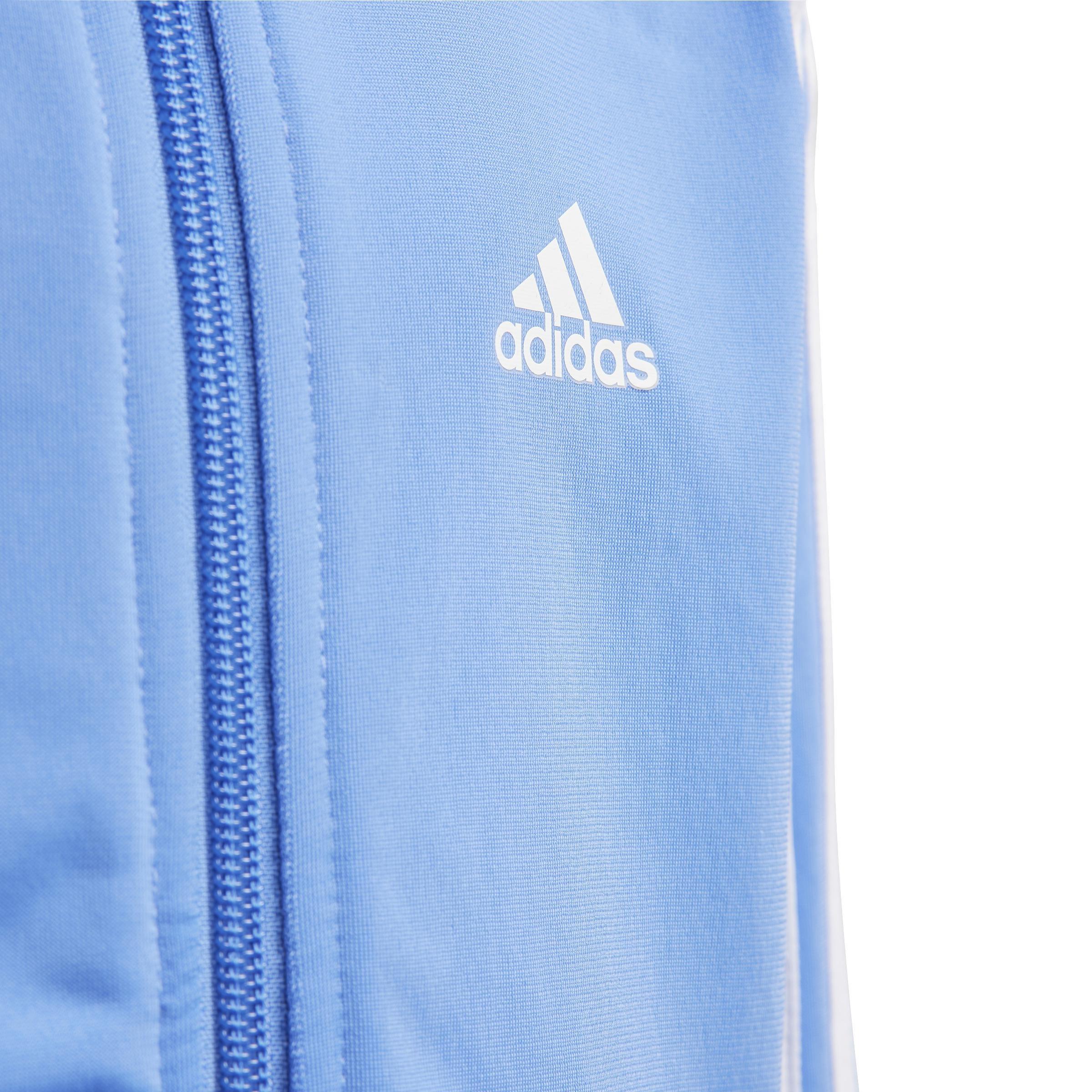 Unisex Kids Essentials 3-Stripes Shiny Track Suit, Blue, , large image number 5
