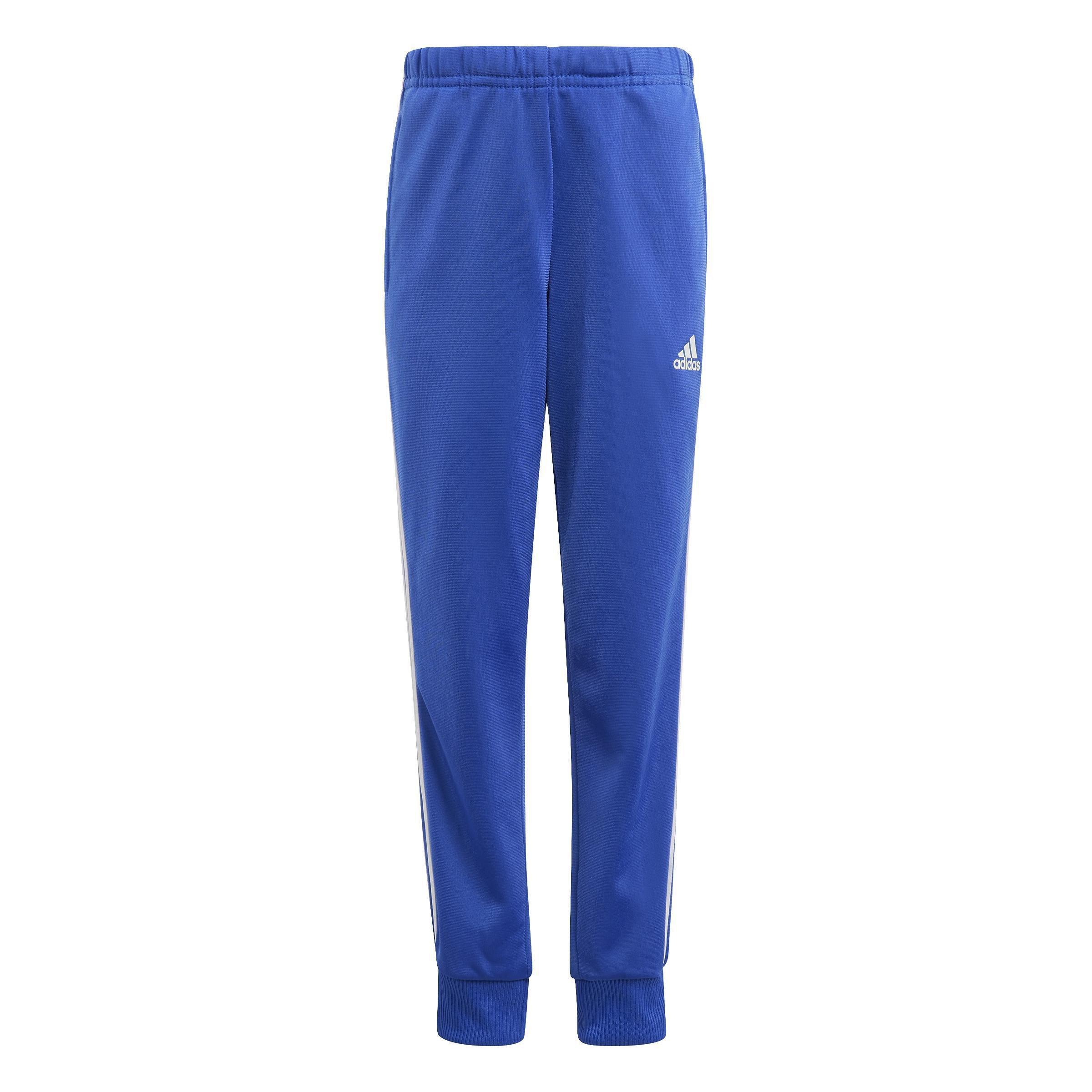 Unisex Kids Essentials 3-Stripes Shiny Track Suit, Blue, , large image number 11