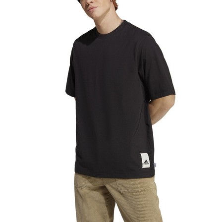 Men Lounge T-Shirt, Black, A901_ONE, large image number 0