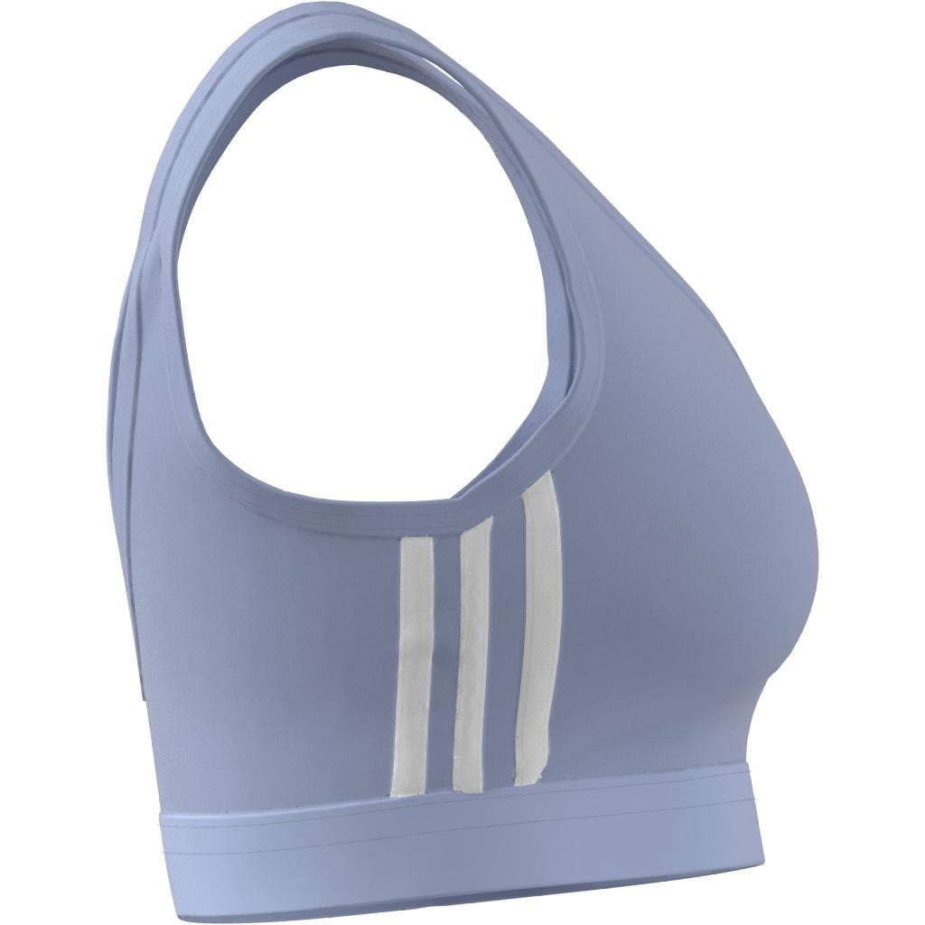 Essentials 3-Stripes Crop Top With Removable Pads, Blue, A901_ONE, large image number 6