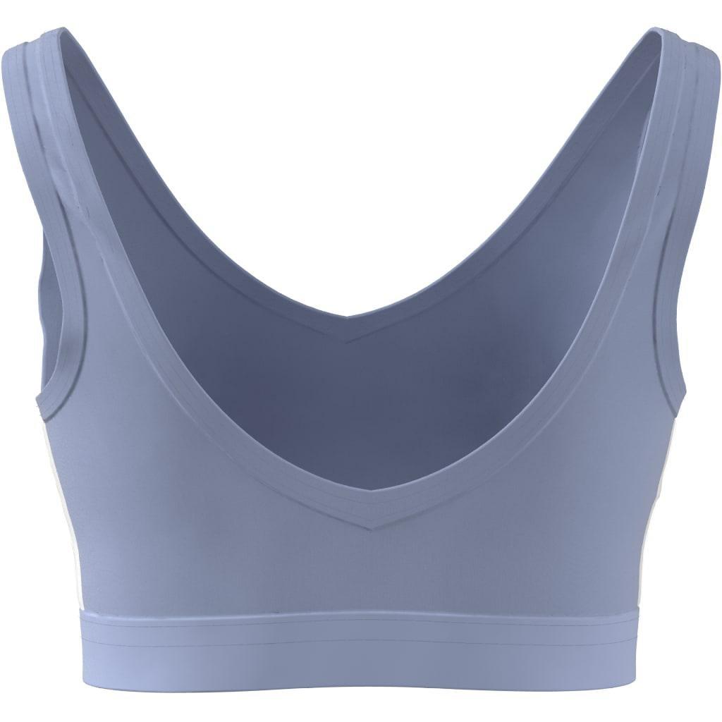 Essentials 3-Stripes Crop Top With Removable Pads, Blue, A901_ONE, large image number 8