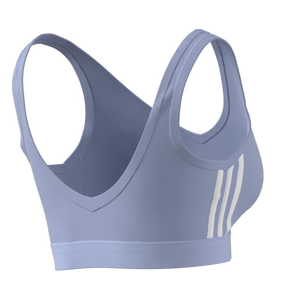 Essentials 3-Stripes Crop Top With Removable Pads, Blue, A901_ONE, large image number 9