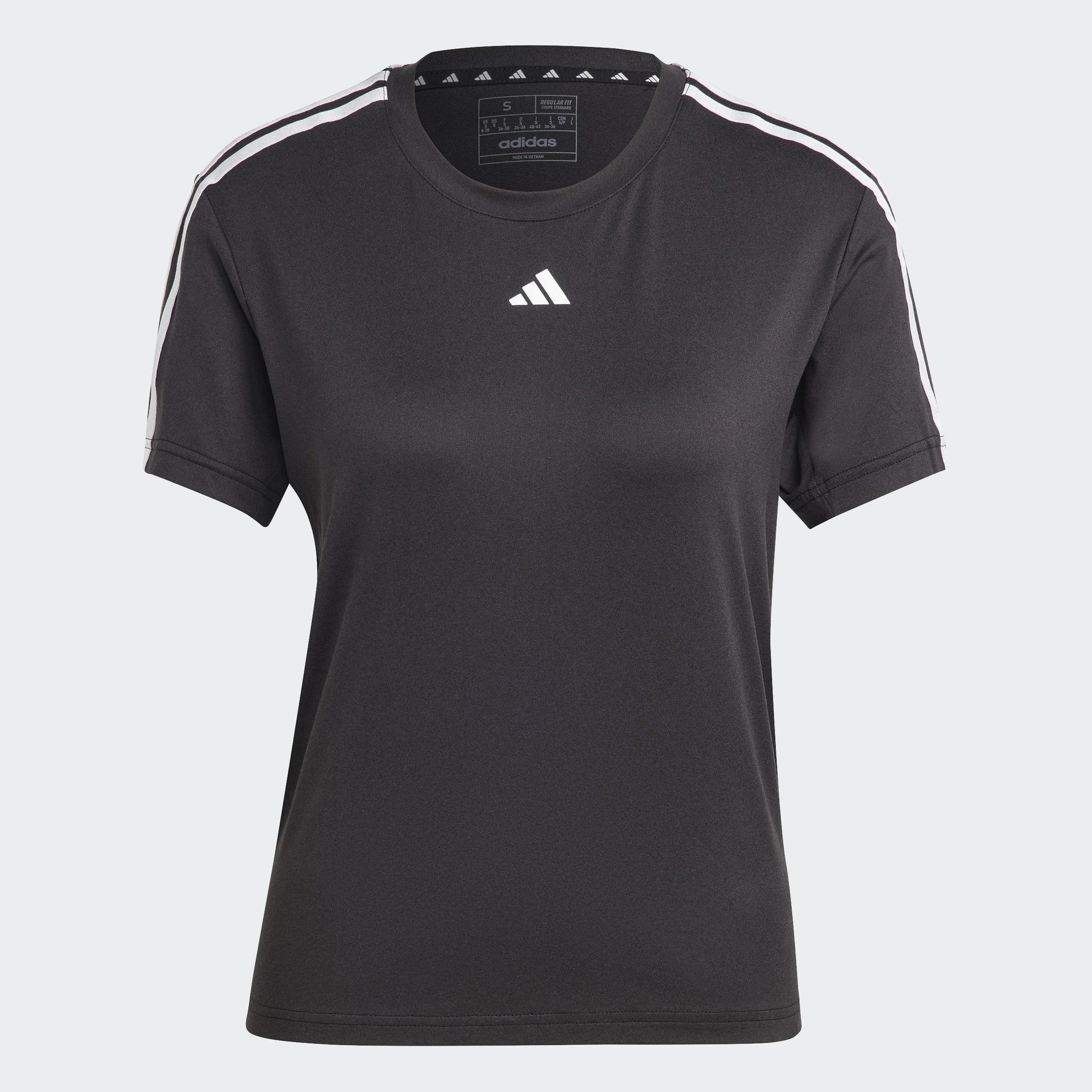 AEROREADY Train Essentials 3-Stripes T-Shirt, Black