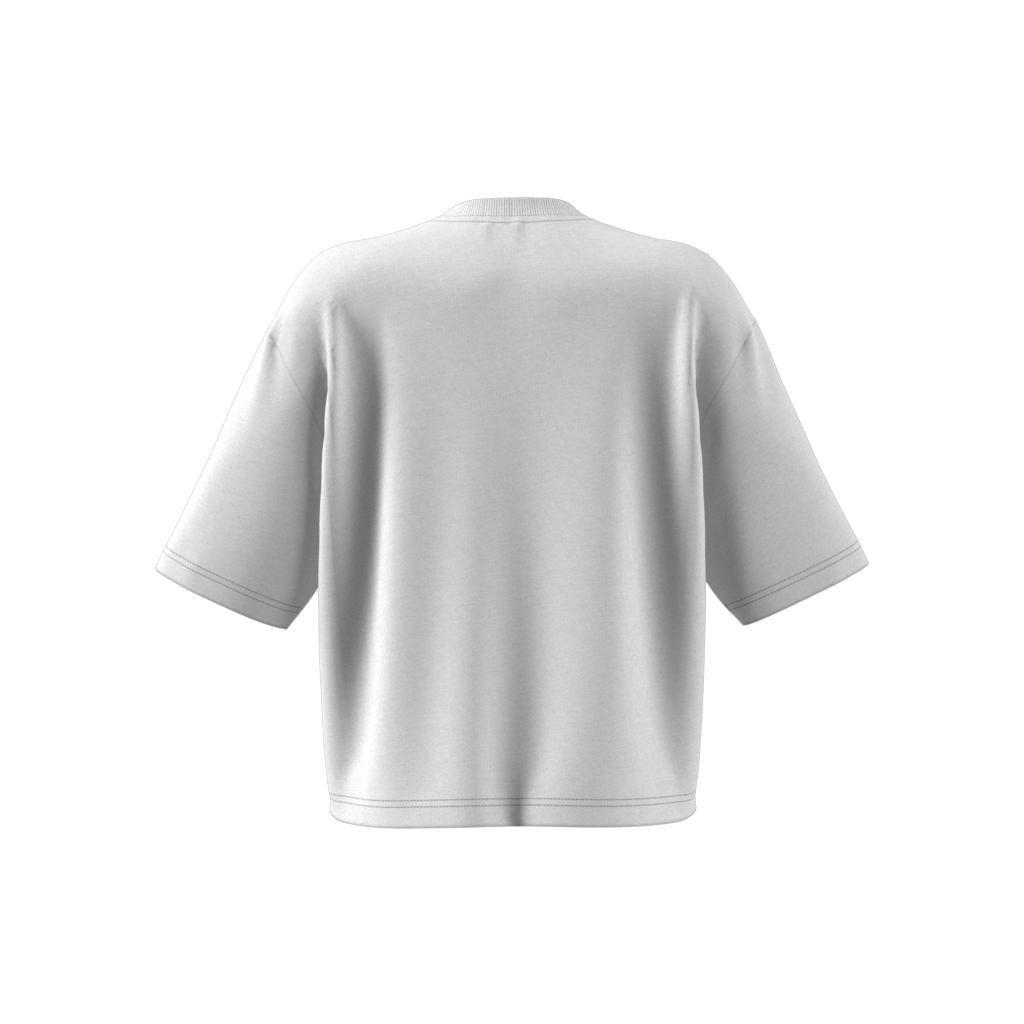 Originals Houndstooth Trefoil Infill T-Shirt, White, A901_ONE, large image number 13