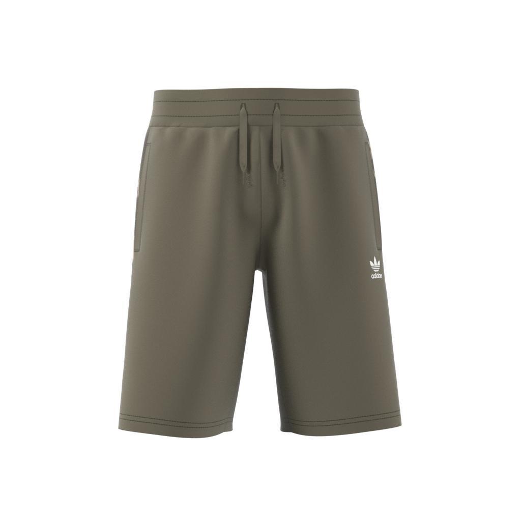 Unisex Kids Camo Shorts, Green, A901_ONE, large image number 11