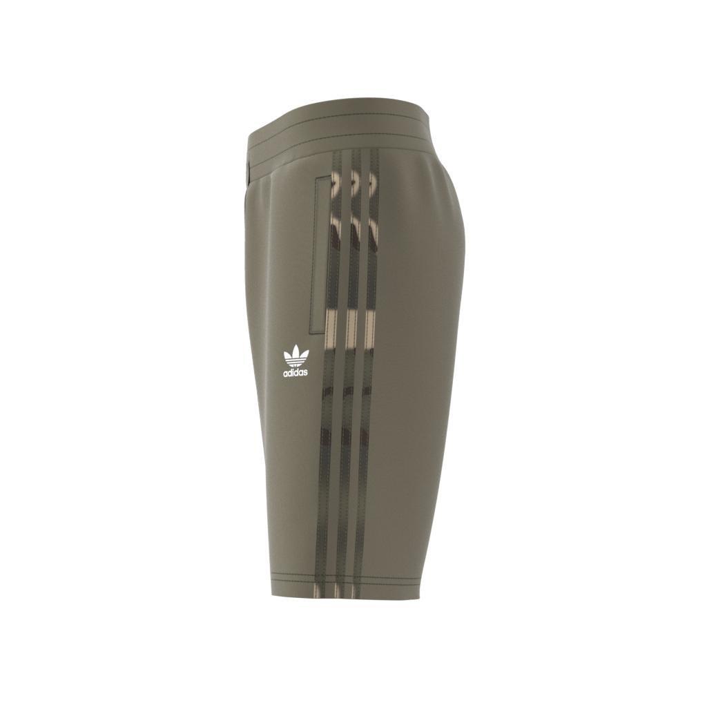 Unisex Kids Camo Shorts, Green, A901_ONE, large image number 12