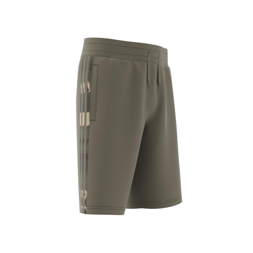 Unisex Kids Camo Shorts, Green, , large image number 13
