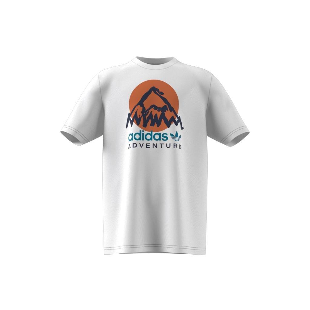 Unisex Kids adidas Adventure T-Shirt, White, , large image number 7