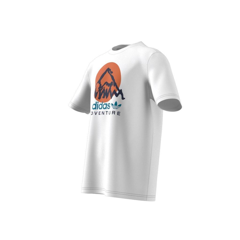 Unisex Kids adidas Adventure T-Shirt, White, , large image number 8