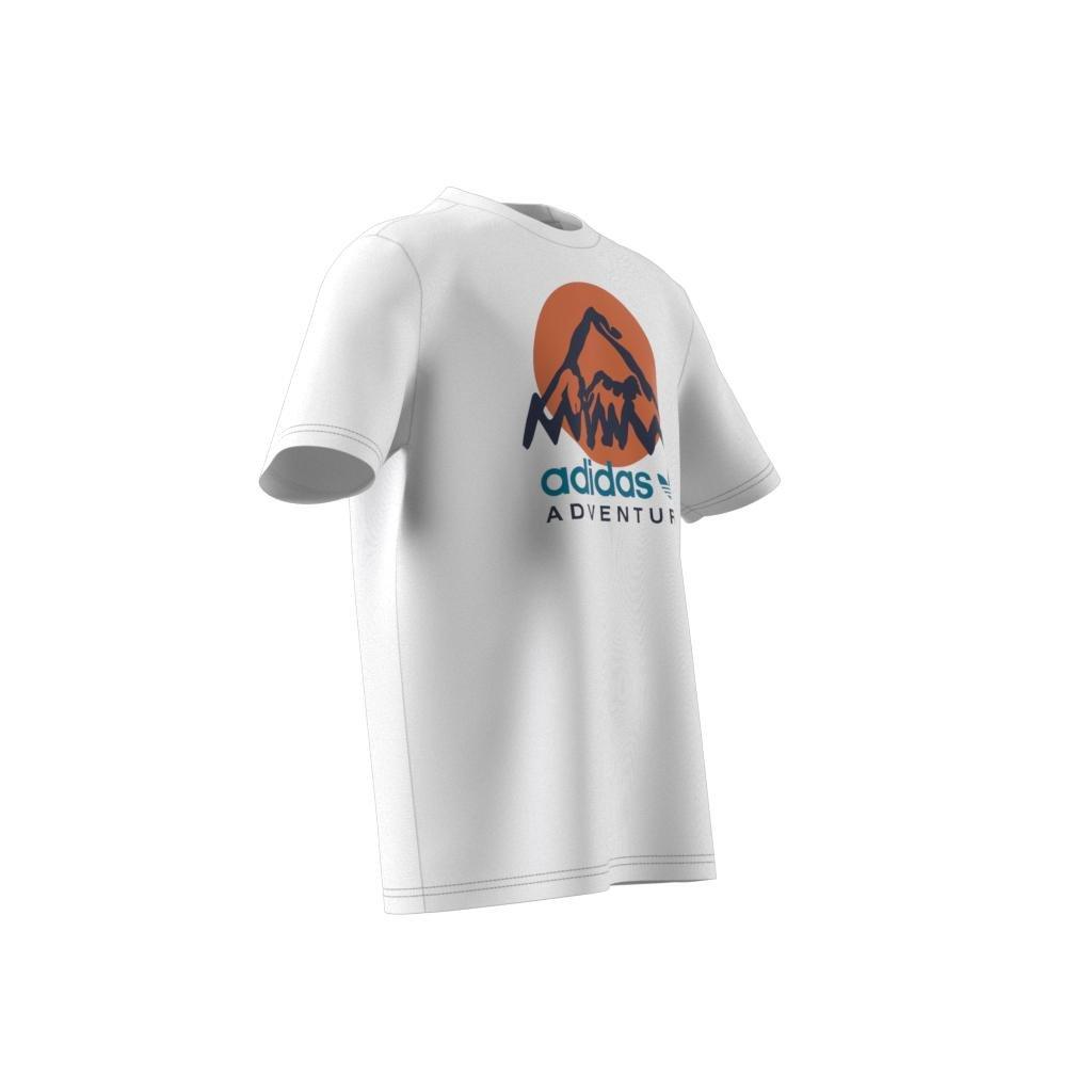 Unisex Kids adidas Adventure T-Shirt, White, , large image number 10