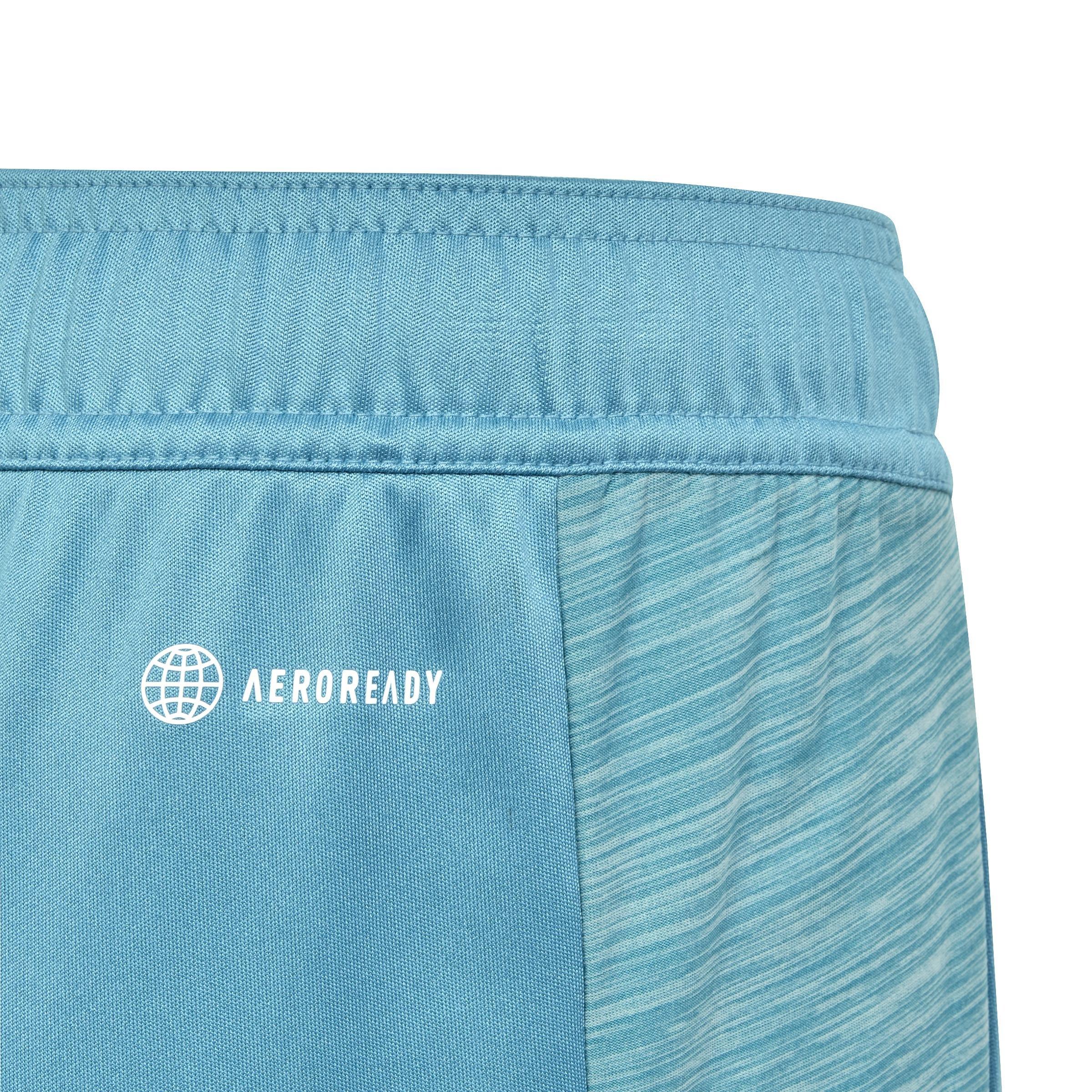 Kids Aeroready Heather Shorts, Blue, , large image number 3