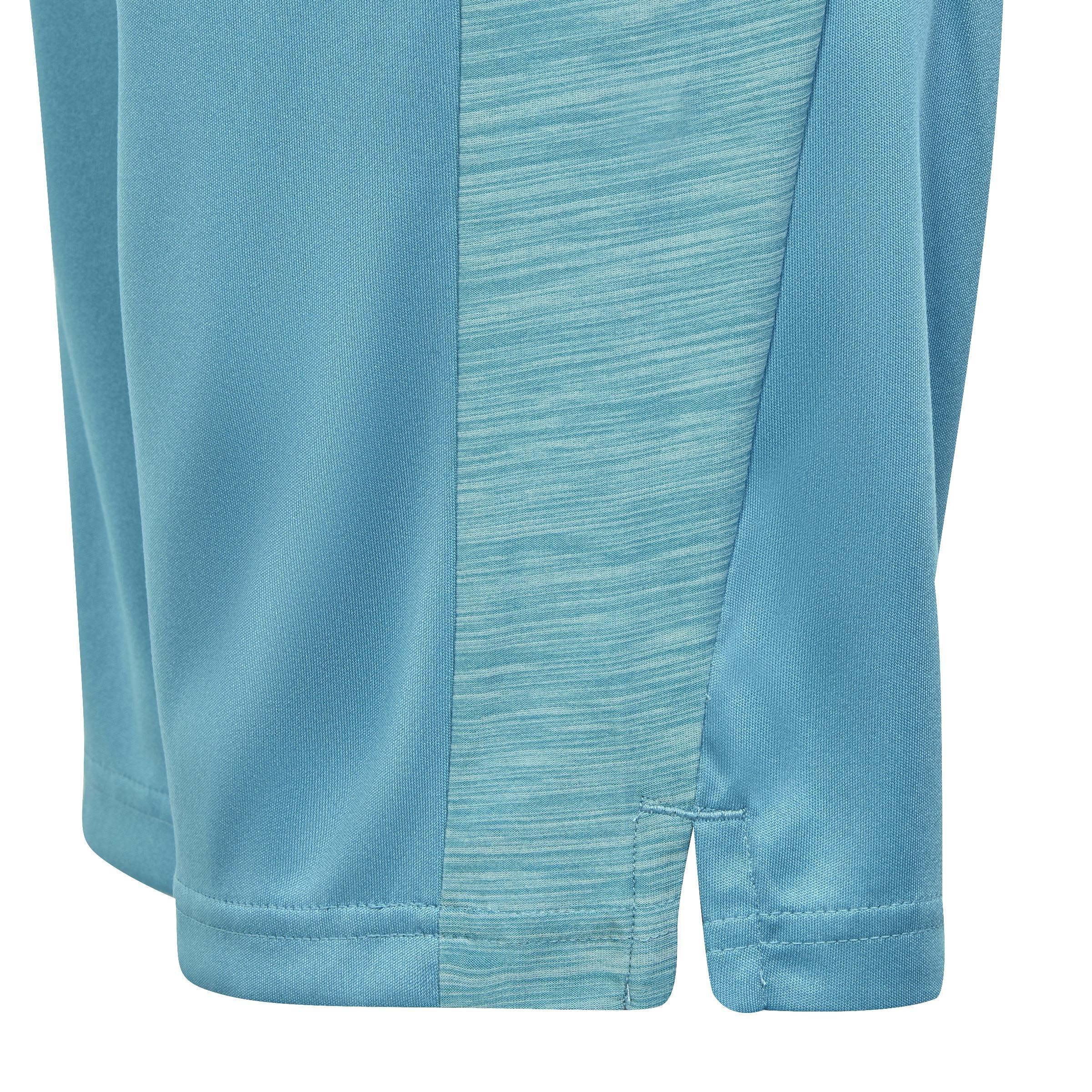 Kids Aeroready Heather Shorts, Blue, , large image number 4