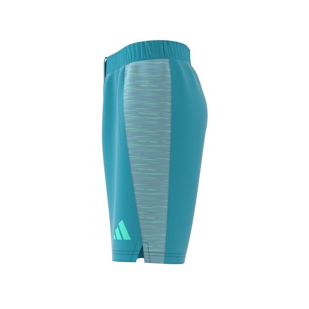 Kids Aeroready Heather Shorts, Blue, , large image number 6