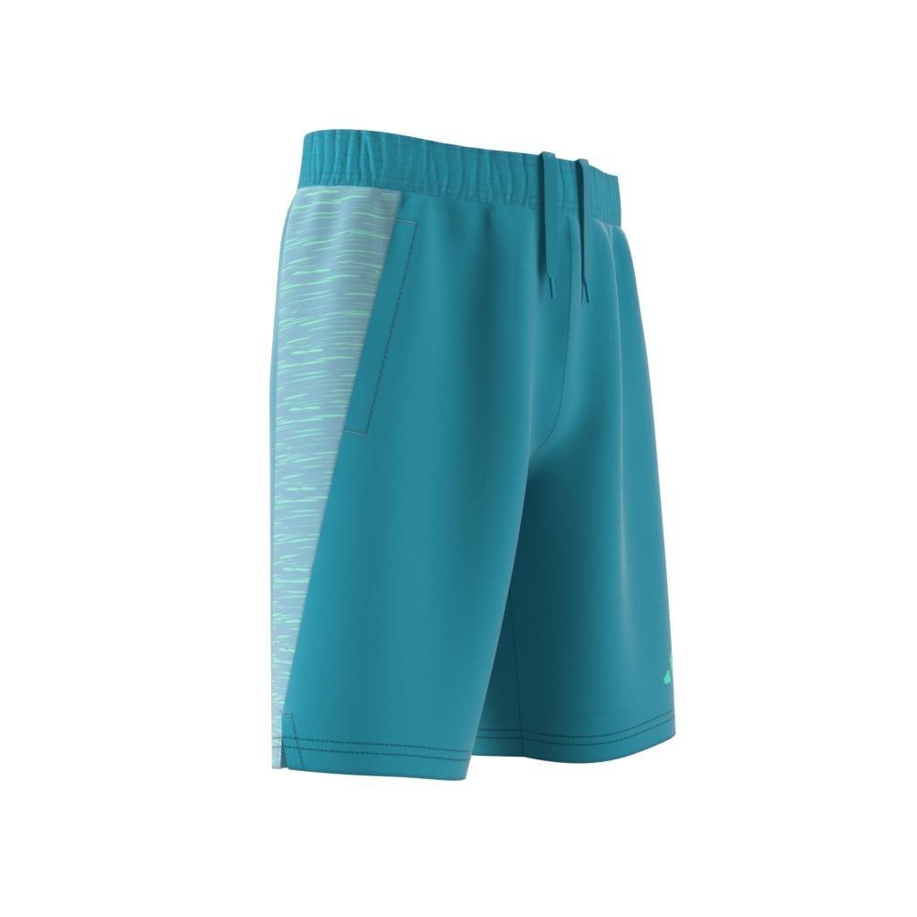 Kids Aeroready Heather Shorts, Blue, , large image number 9