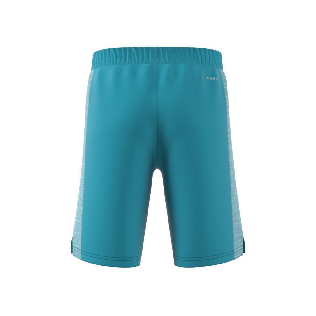 Kids Aeroready Heather Shorts, Blue, , large image number 11