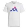 Kids Boys Train Icons Aeroready Logo T-Shirt, White, A901_ONE, thumbnail image number 0