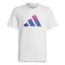 Kids Boys Train Icons Aeroready Logo T-Shirt, White, A901_ONE, thumbnail image number 1
