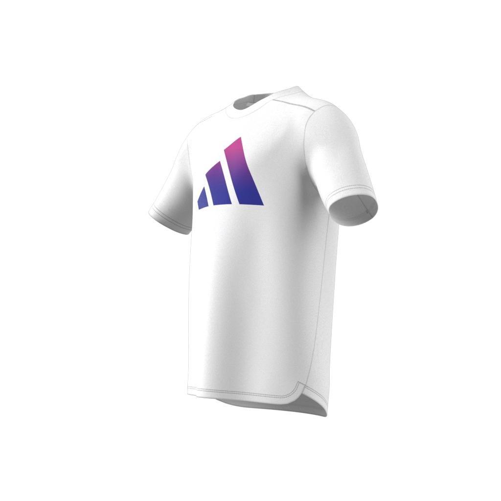 Kids Train Icons AEROREADY Logo T-Shirt, White, , large image number 6
