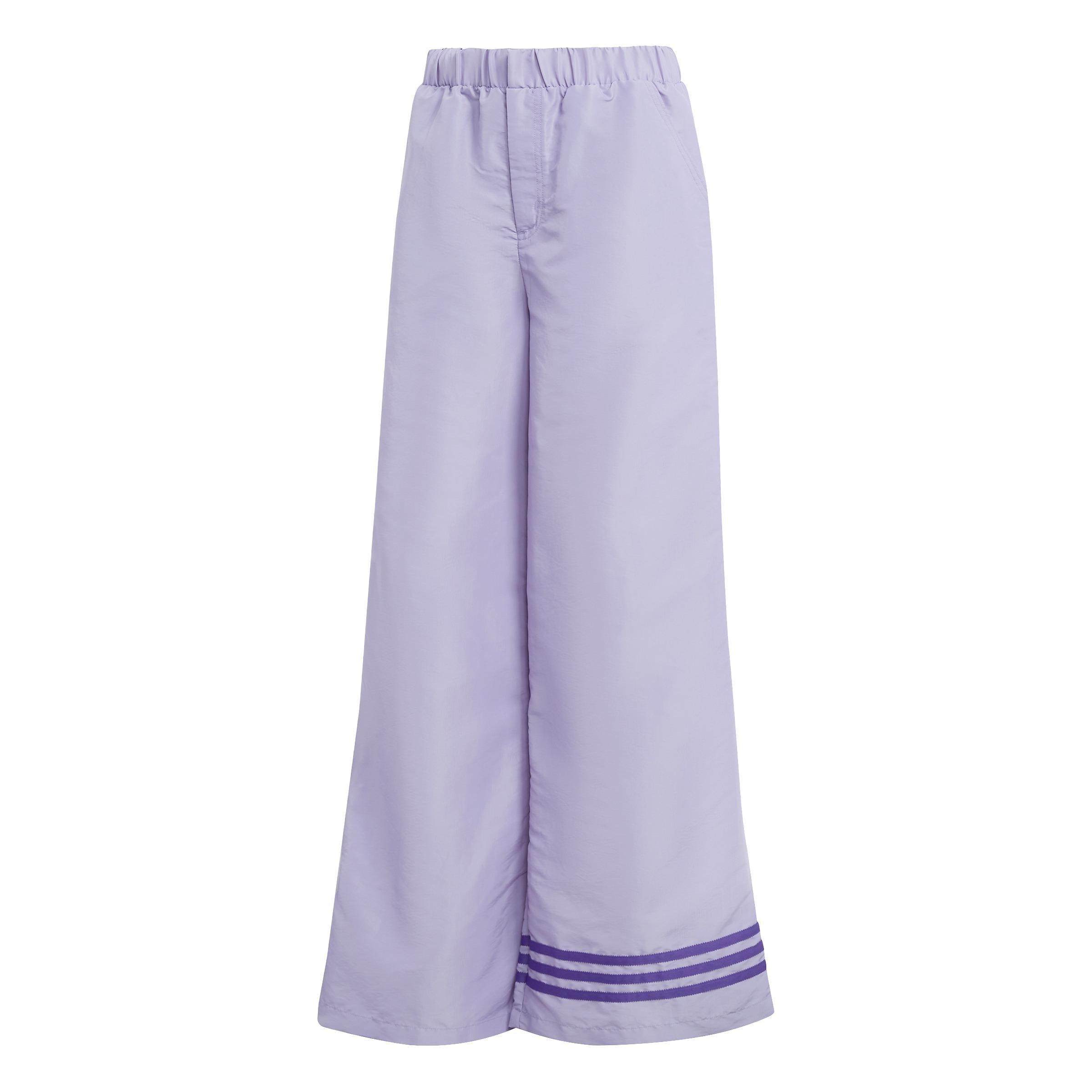 Wide Leg Tracksuit Bottoms, Purple, , large image number 0