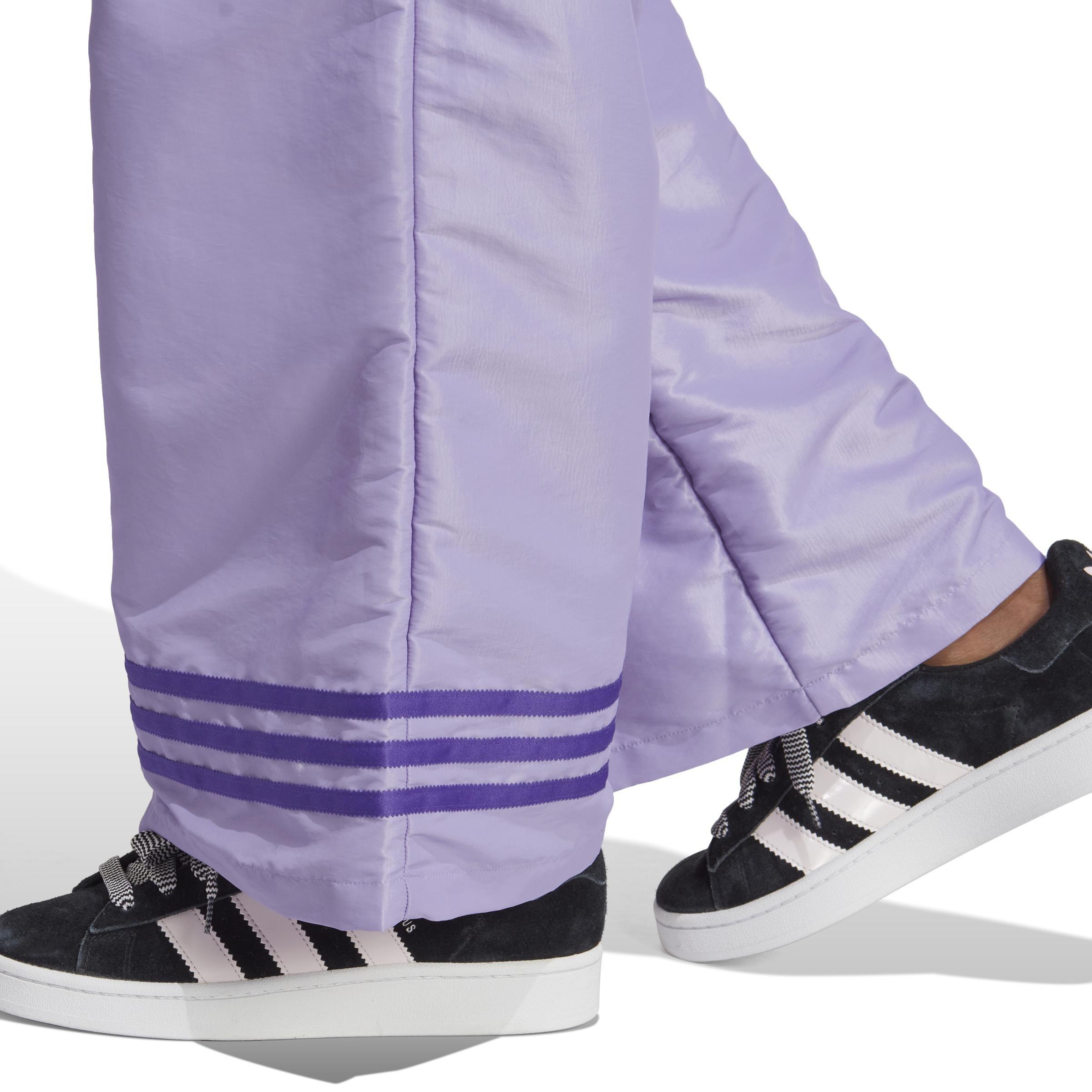 Wide Leg Tracksuit Bottoms, Purple, , large image number 4