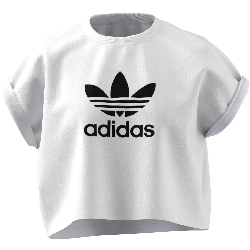 Adicolor Classics Short Trefoil T-Shirt, White, A901_ONE, large image number 12