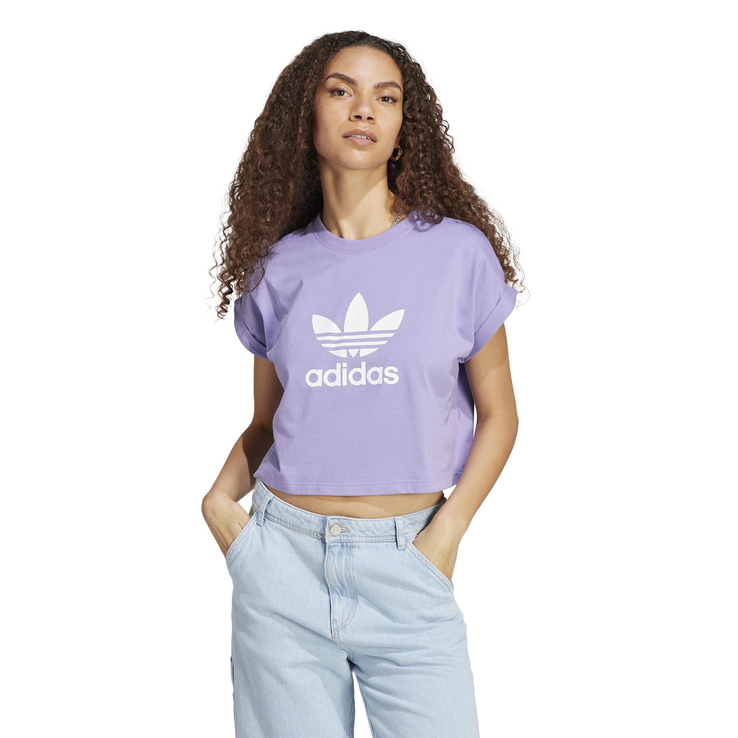 Adicolor Classics Short Trefoil T-Shirt, Purple, , large image number 13