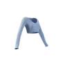 Women Adicolor Classics 3-Stripes Button Long-Sleeve Top, Blue, A901_ONE, thumbnail image number 6