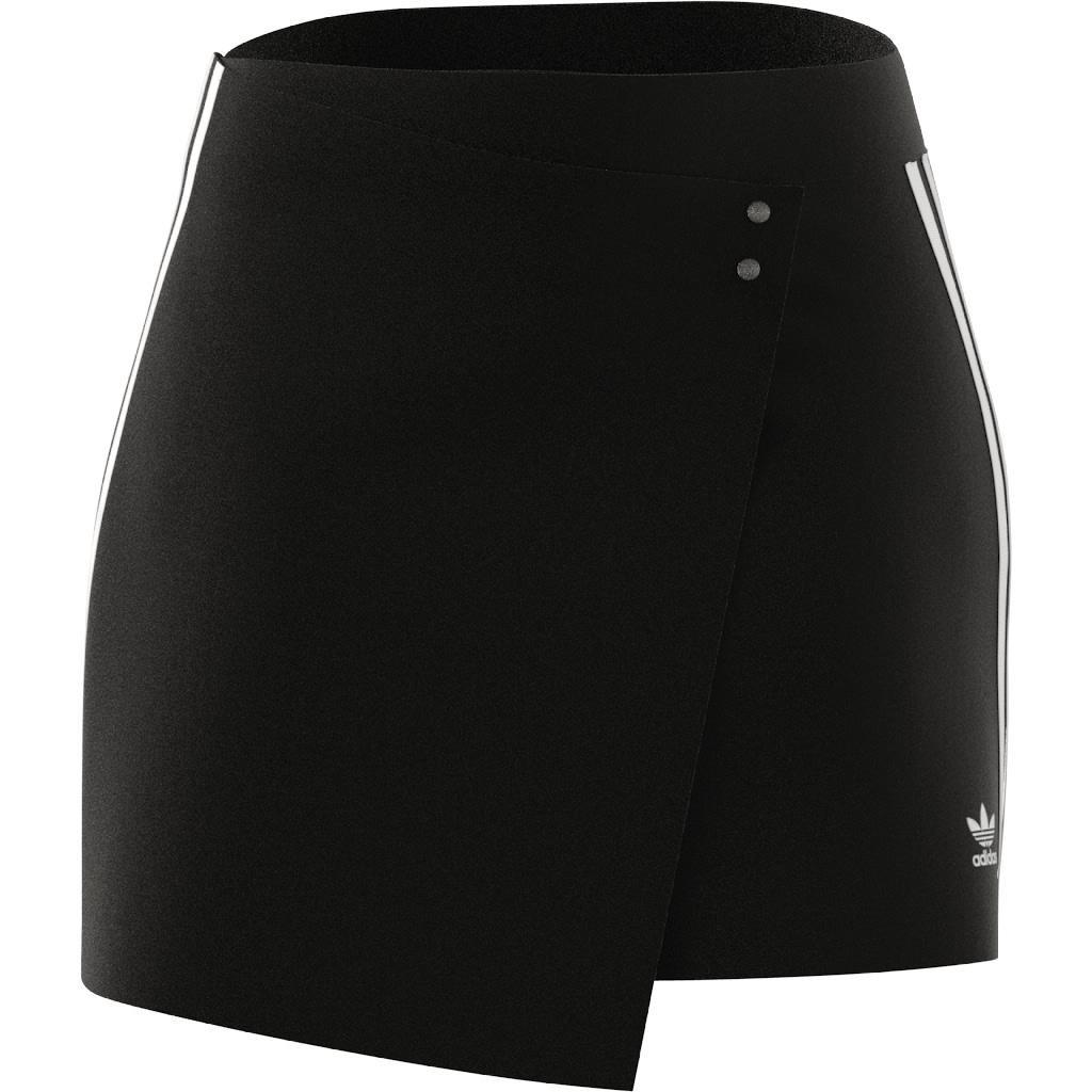 Adicolor Classics 3-Stripes Short Wrapping Skirt, Black, A901_ONE, large image number 2