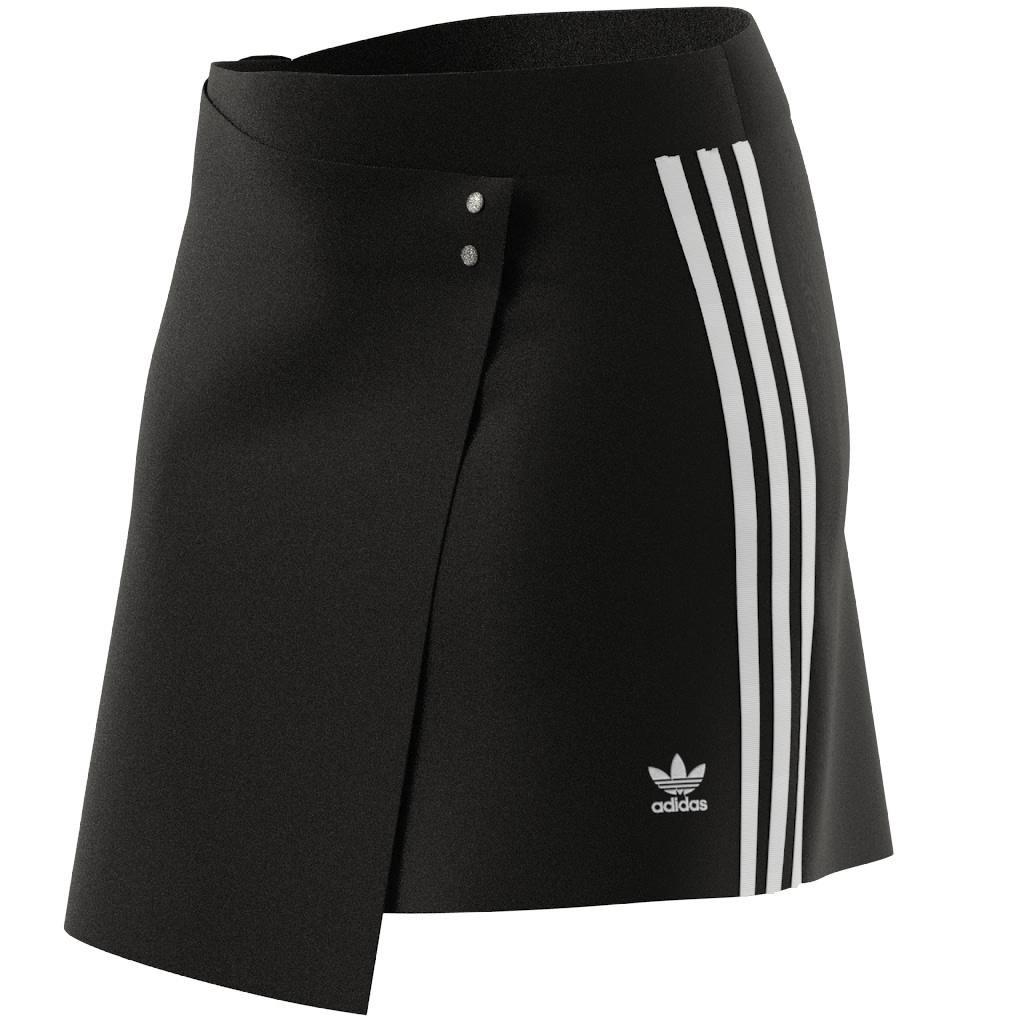 Adicolor Classics 3-Stripes Short Wrapping Skirt, Black, A901_ONE, large image number 8