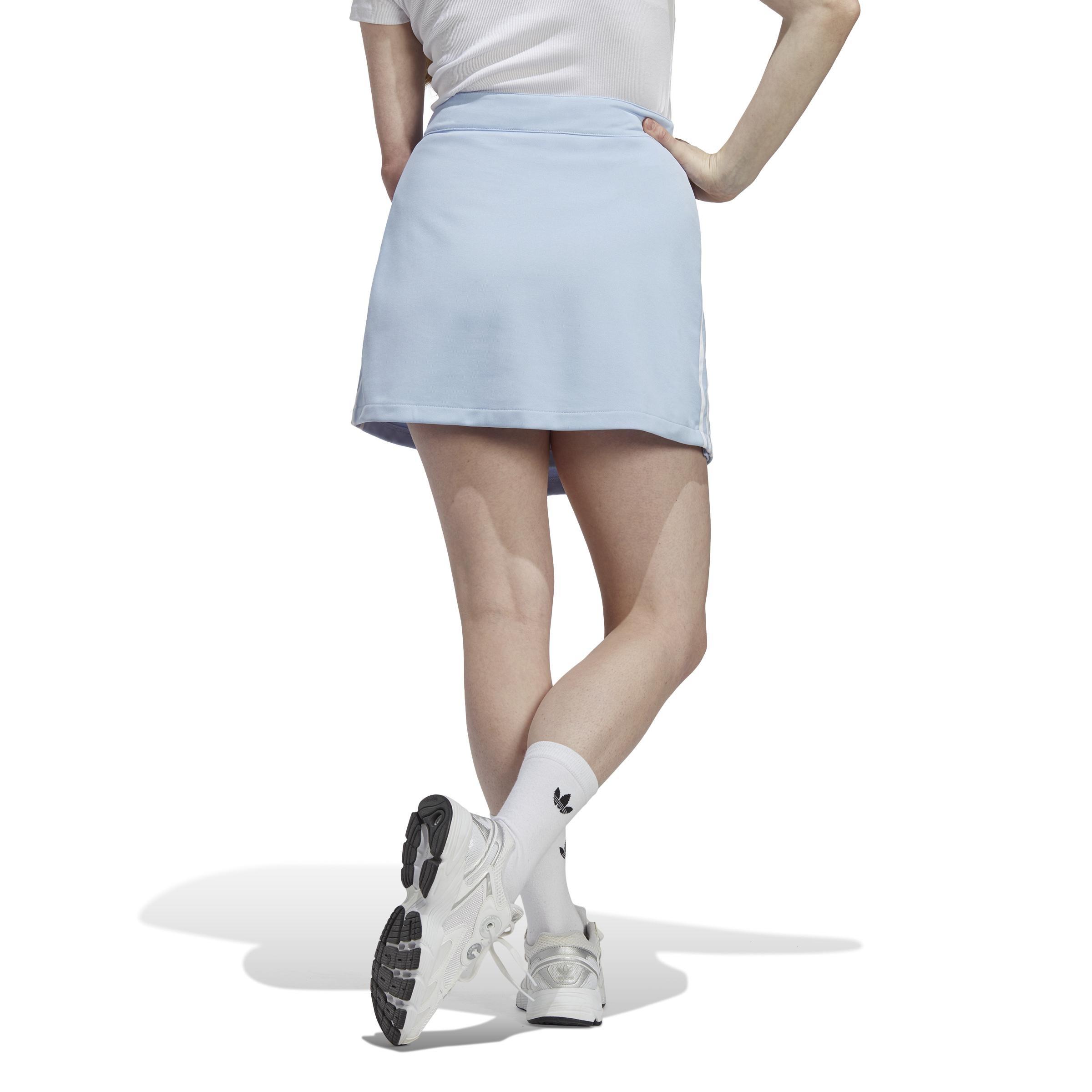 Adicolor Classics 3-Stripes Short Wrapping Skirt, Blue, A901_ONE, large image number 5