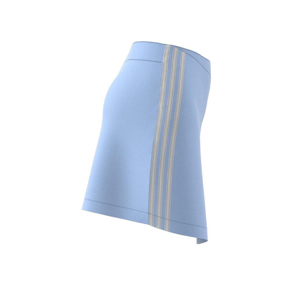 Adicolor Classics 3-Stripes Short Wrapping Skirt, Blue, A901_ONE, large image number 6