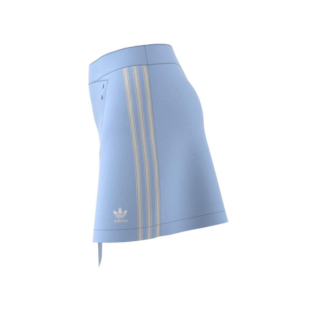Adicolor Classics 3-Stripes Short Wrapping Skirt, Blue, A901_ONE, large image number 7