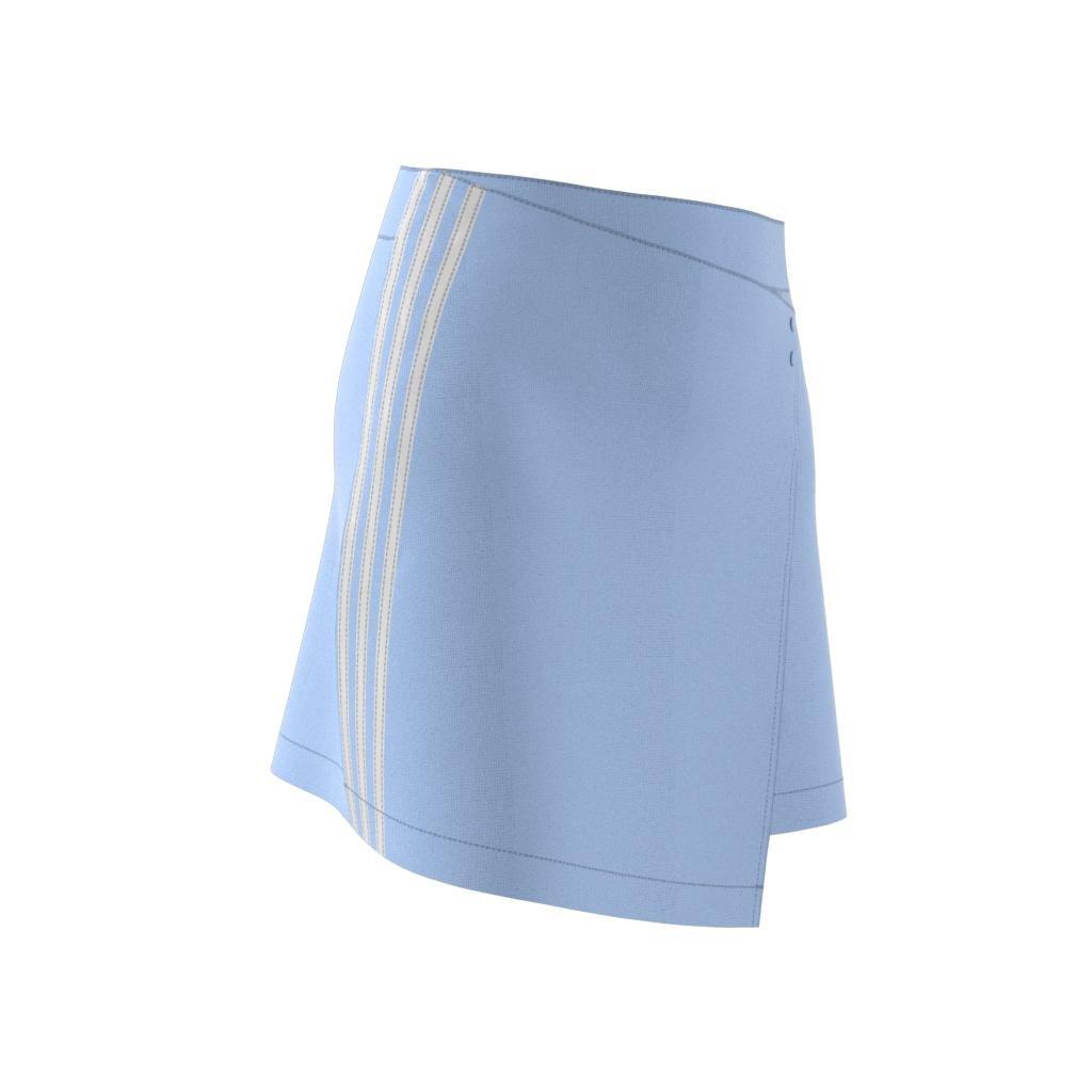 Adicolor Classics 3-Stripes Short Wrapping Skirt, Blue, A901_ONE, large image number 10