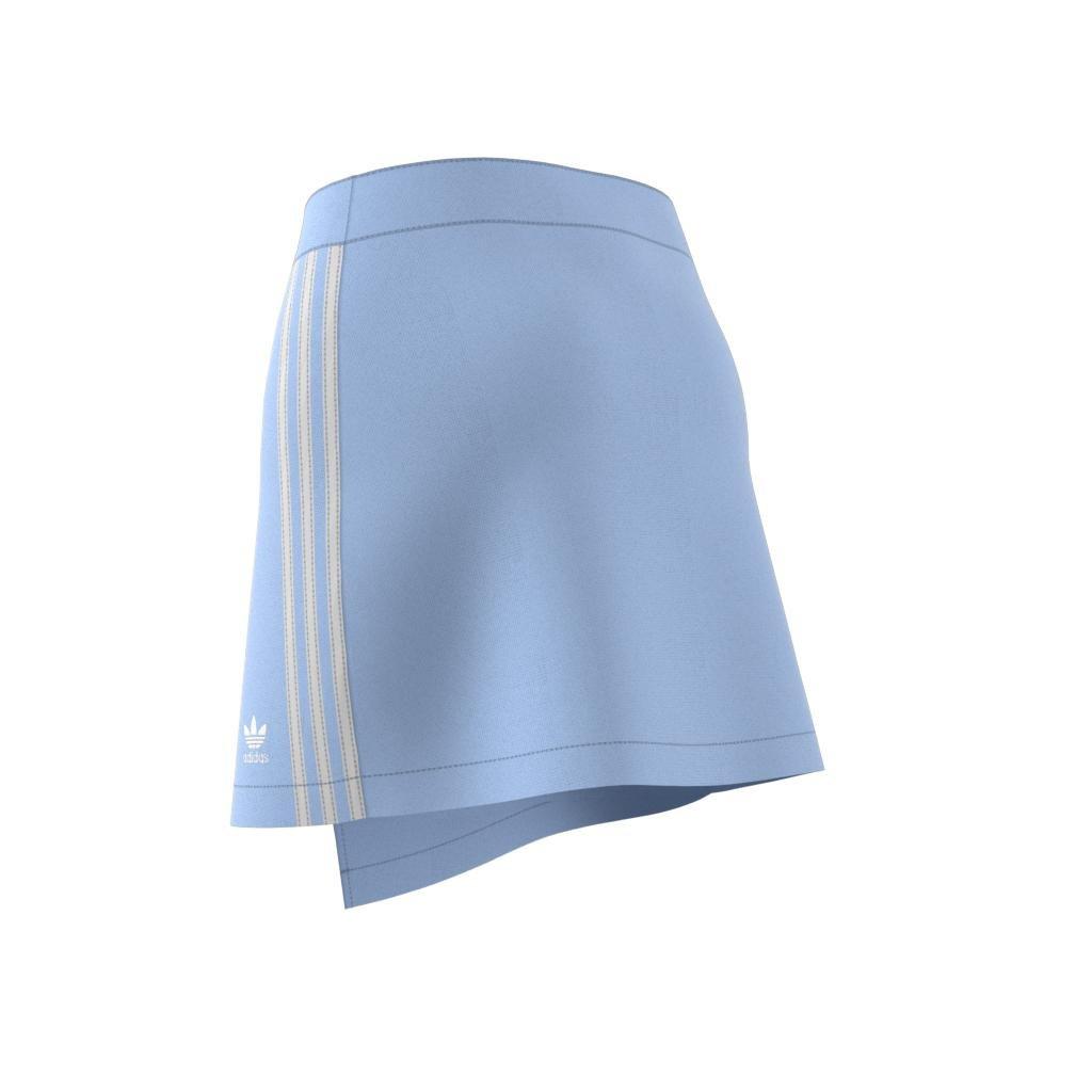 Adicolor Classics 3-Stripes Short Wrapping Skirt, Blue, A901_ONE, large image number 11