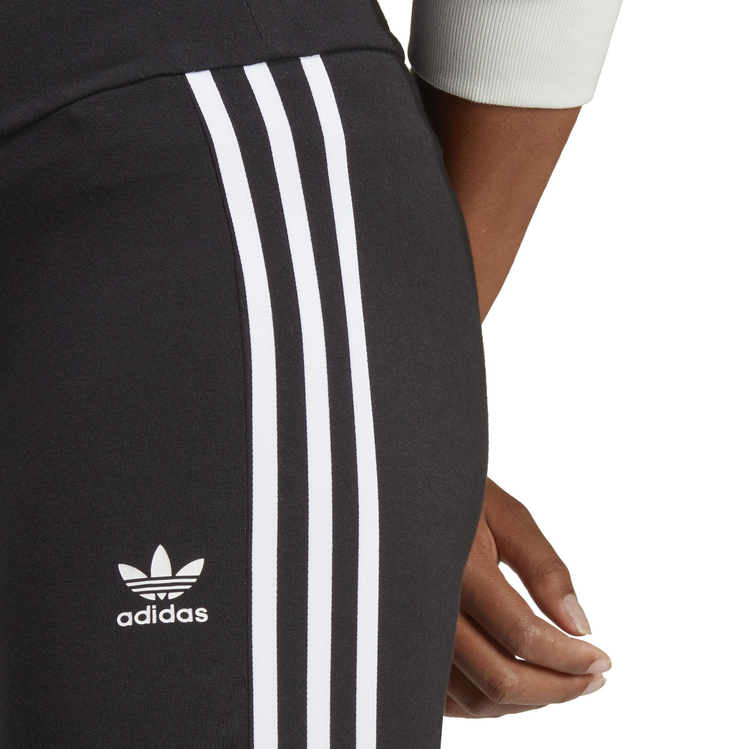 Adicolor Classics 3-Stripes 7/8 Flare Leggings, Black, A901_ONE, large image number 3