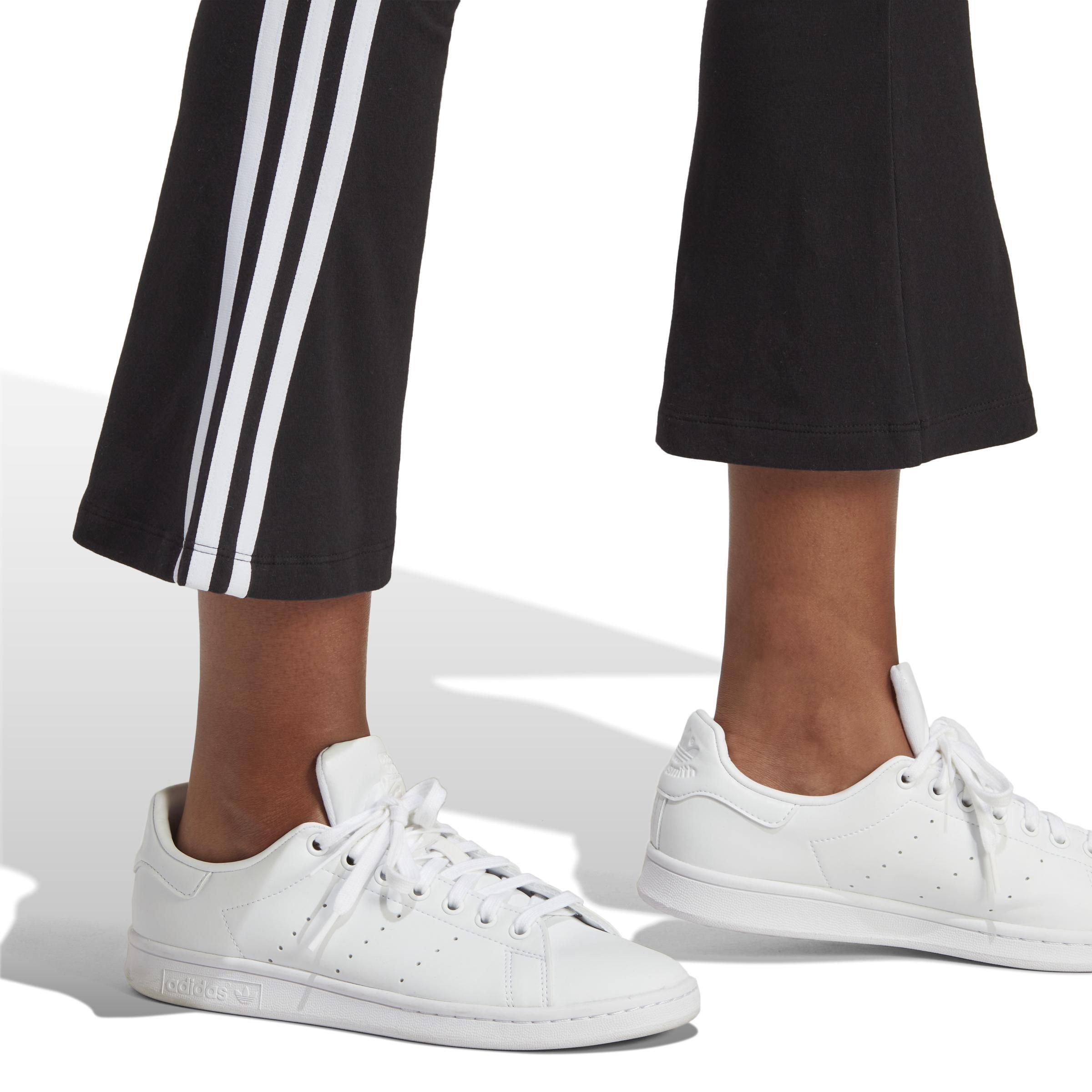Adicolor Classics 3-Stripes 7/8 Flare Leggings, Black, A901_ONE, large image number 4