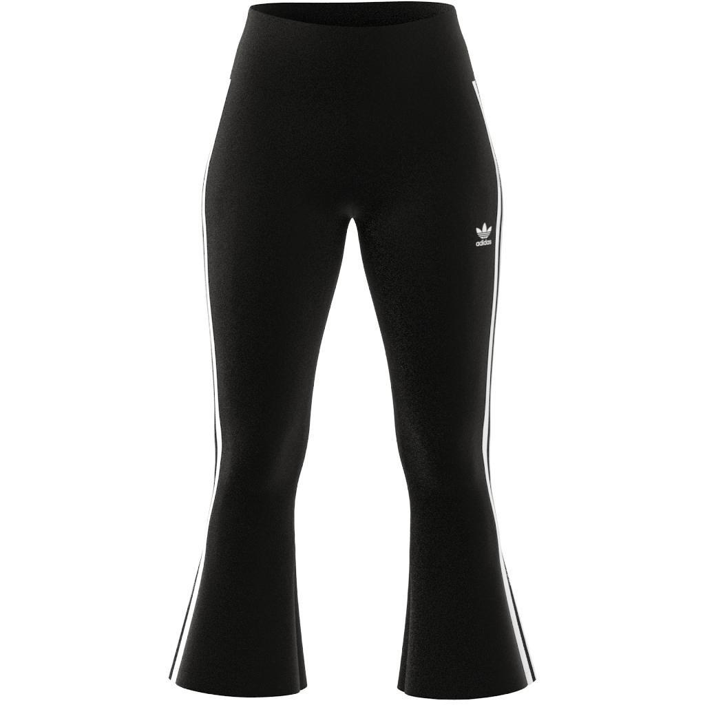 Adicolor Classics 3-Stripes 7/8 Flare Leggings, Black, A901_ONE, large image number 5