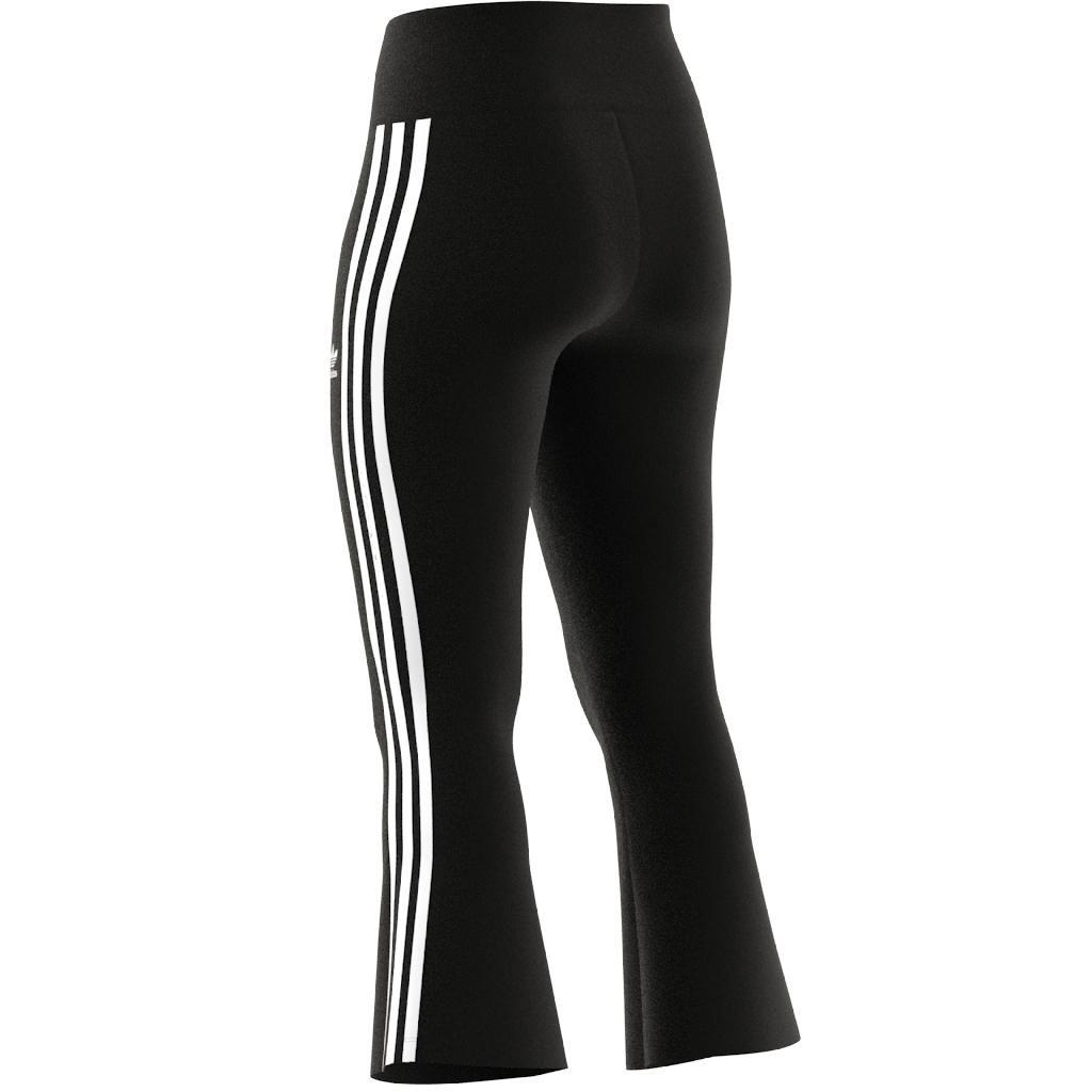 Adicolor Classics 3-Stripes 7/8 Flare Leggings, Black, A901_ONE, large image number 9