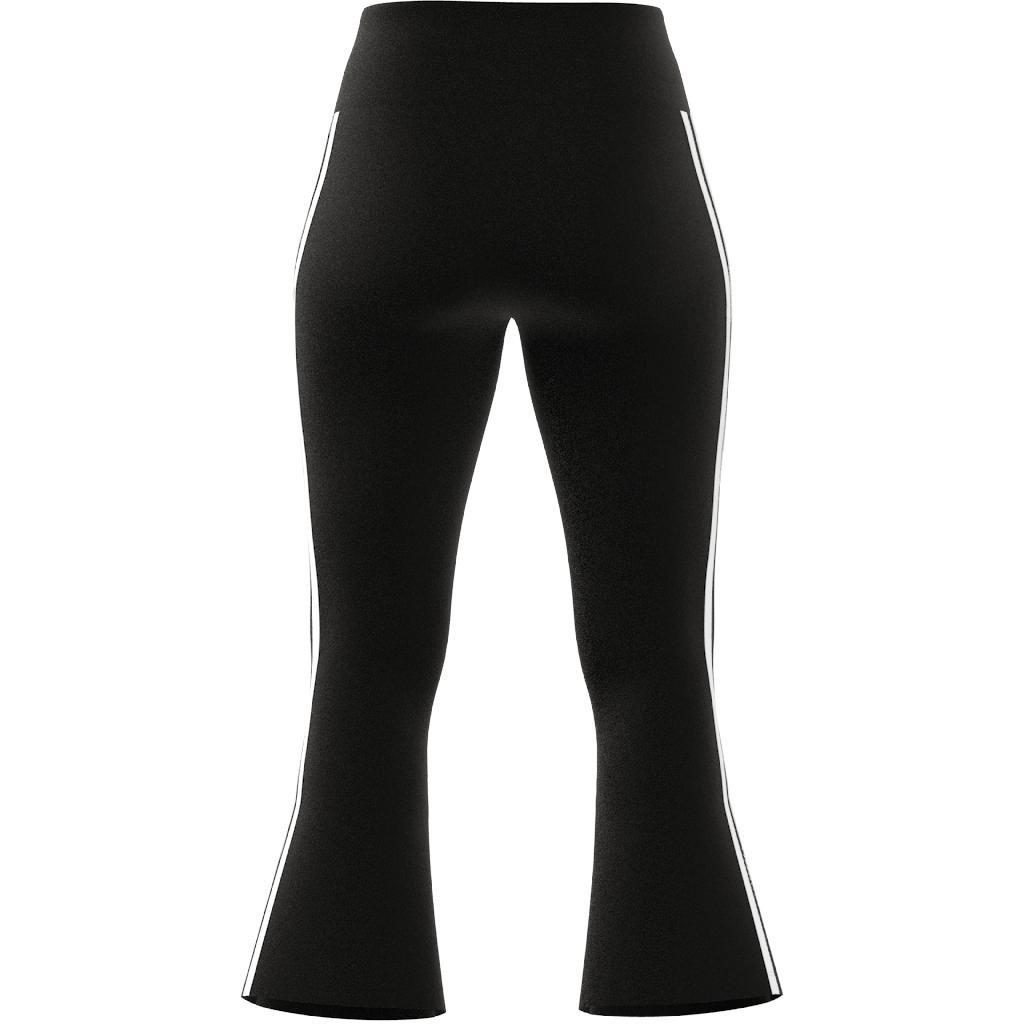 Adicolor Classics 3-Stripes 7/8 Flare Leggings, Black, A901_ONE, large image number 12